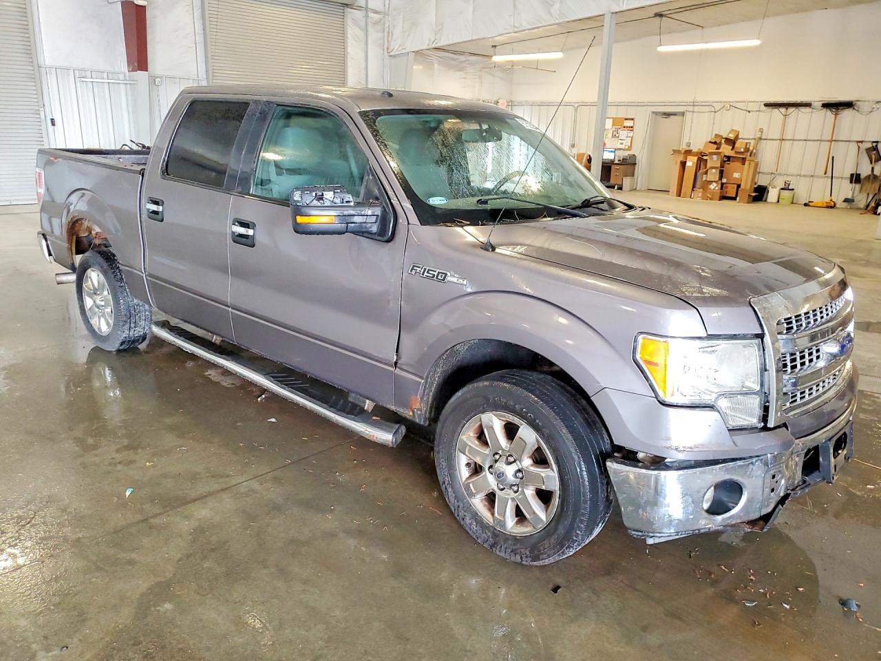 2014 Ford F150 Supercrew Gray vin: 1FTFW1CFXEKG20316