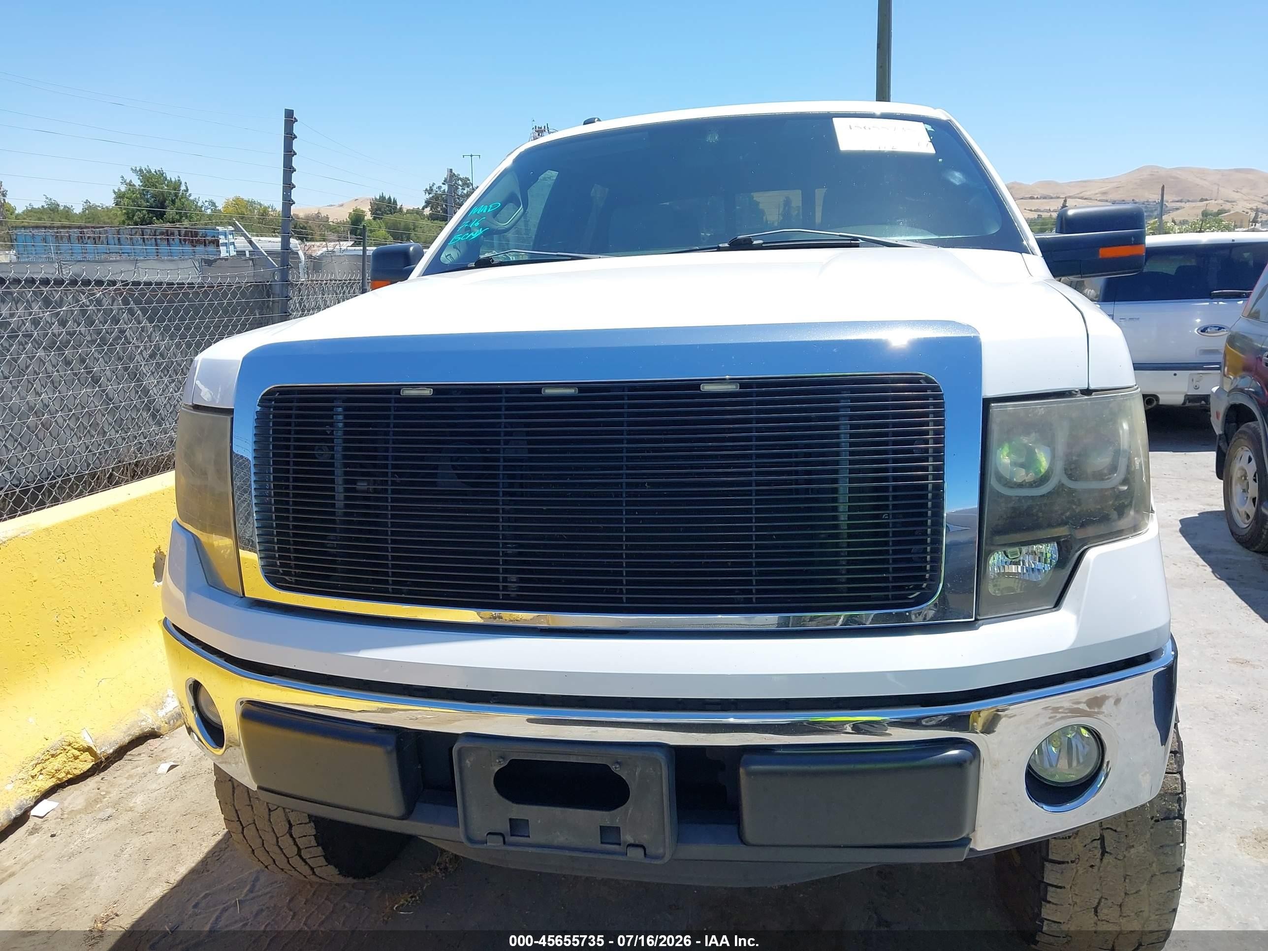 2014 Ford F-150 Xlt White vin: 1FTFW1CFXEKG50559