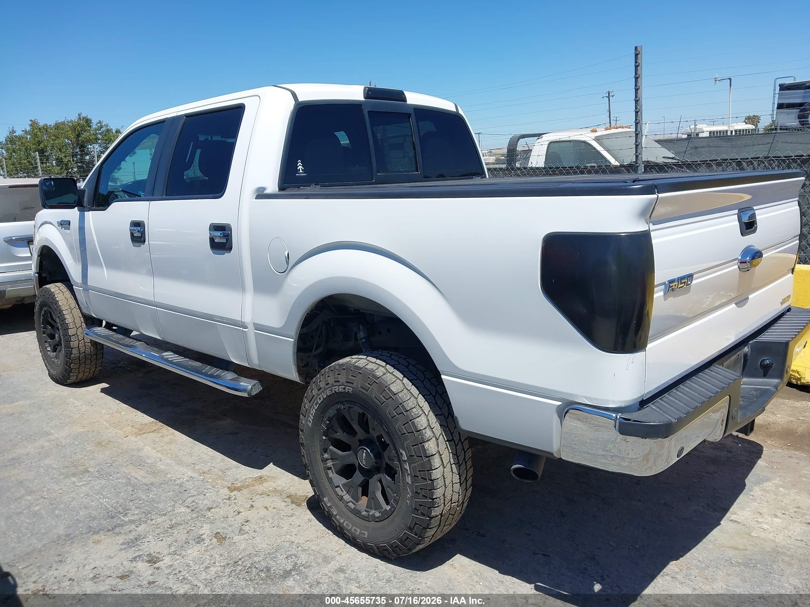 2014 Ford F-150 Xlt White vin: 1FTFW1CFXEKG50559
