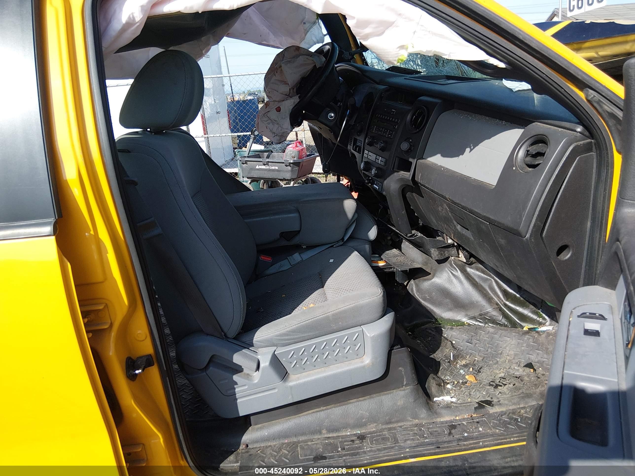 2014 Ford F-150 Xl Yellow vin: 1FTFW1CFXEKG53011