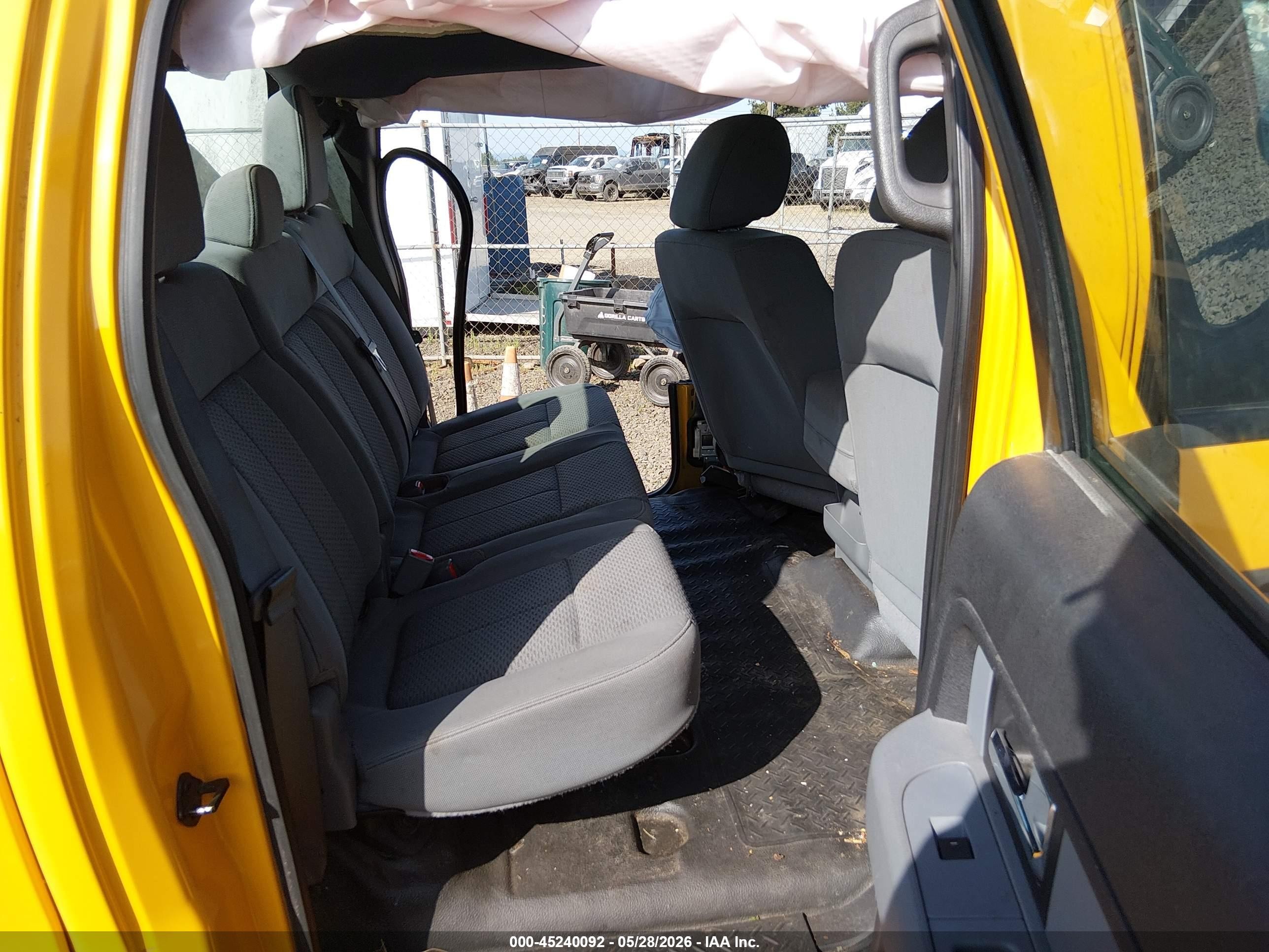 2014 Ford F-150 Xl Yellow vin: 1FTFW1CFXEKG53011