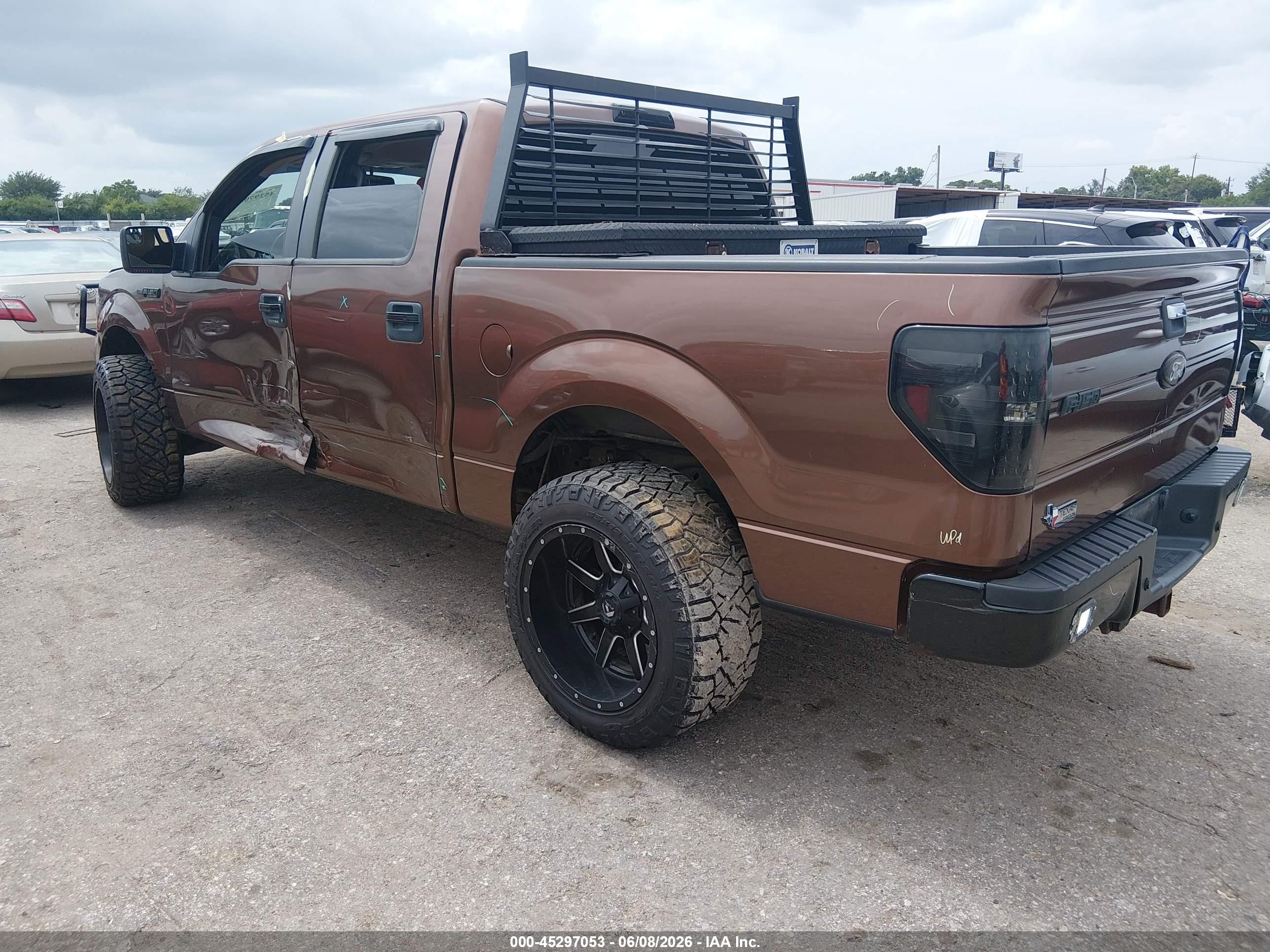 2011 Ford F-150 Xlt Brown vin: 1FTFW1CT0BFB23396