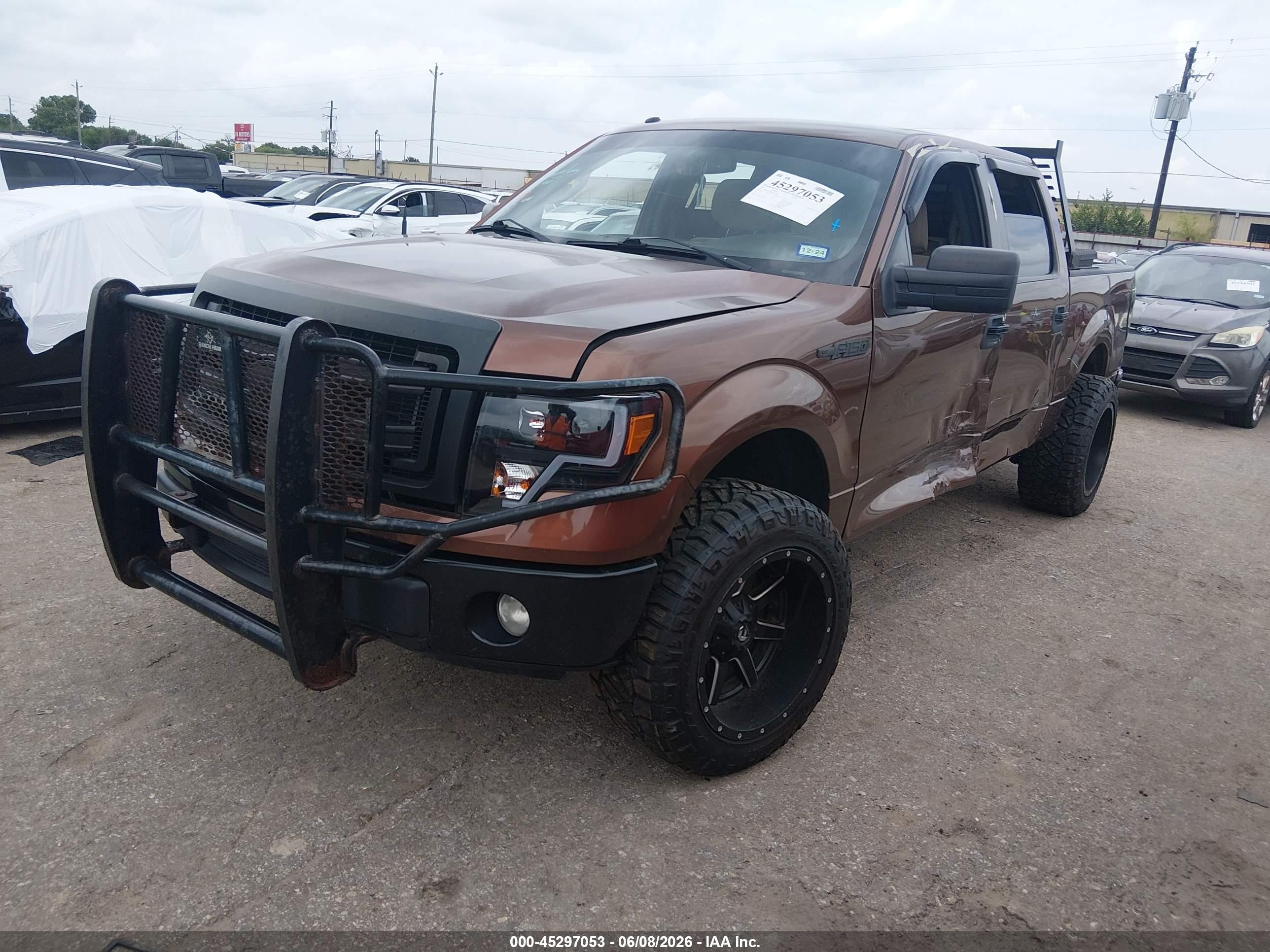 2011 Ford F-150 Xlt Brown vin: 1FTFW1CT0BFB23396
