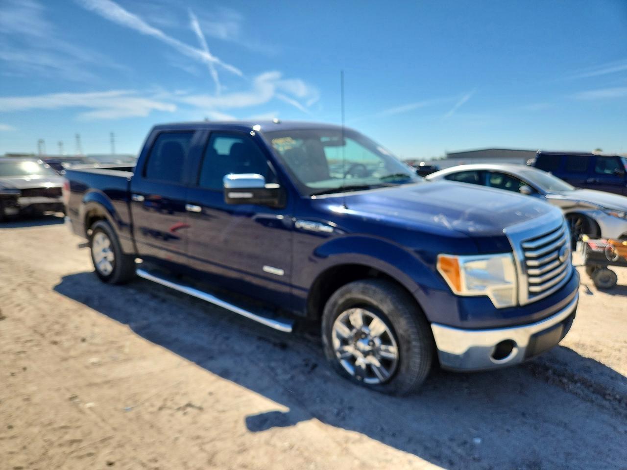2011 Ford F150 Supercrew Blue vin: 1FTFW1CT0BFB42014