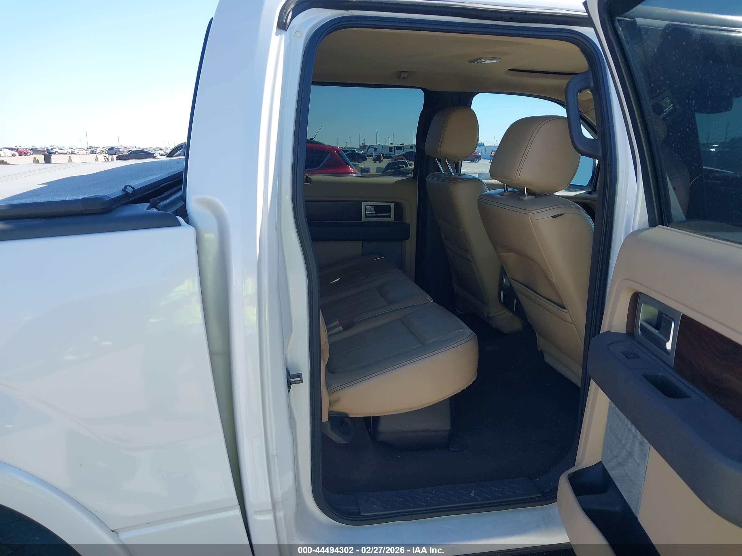 2012 Ford F-150 Lariat White vin: 1FTFW1CT0CKD73942