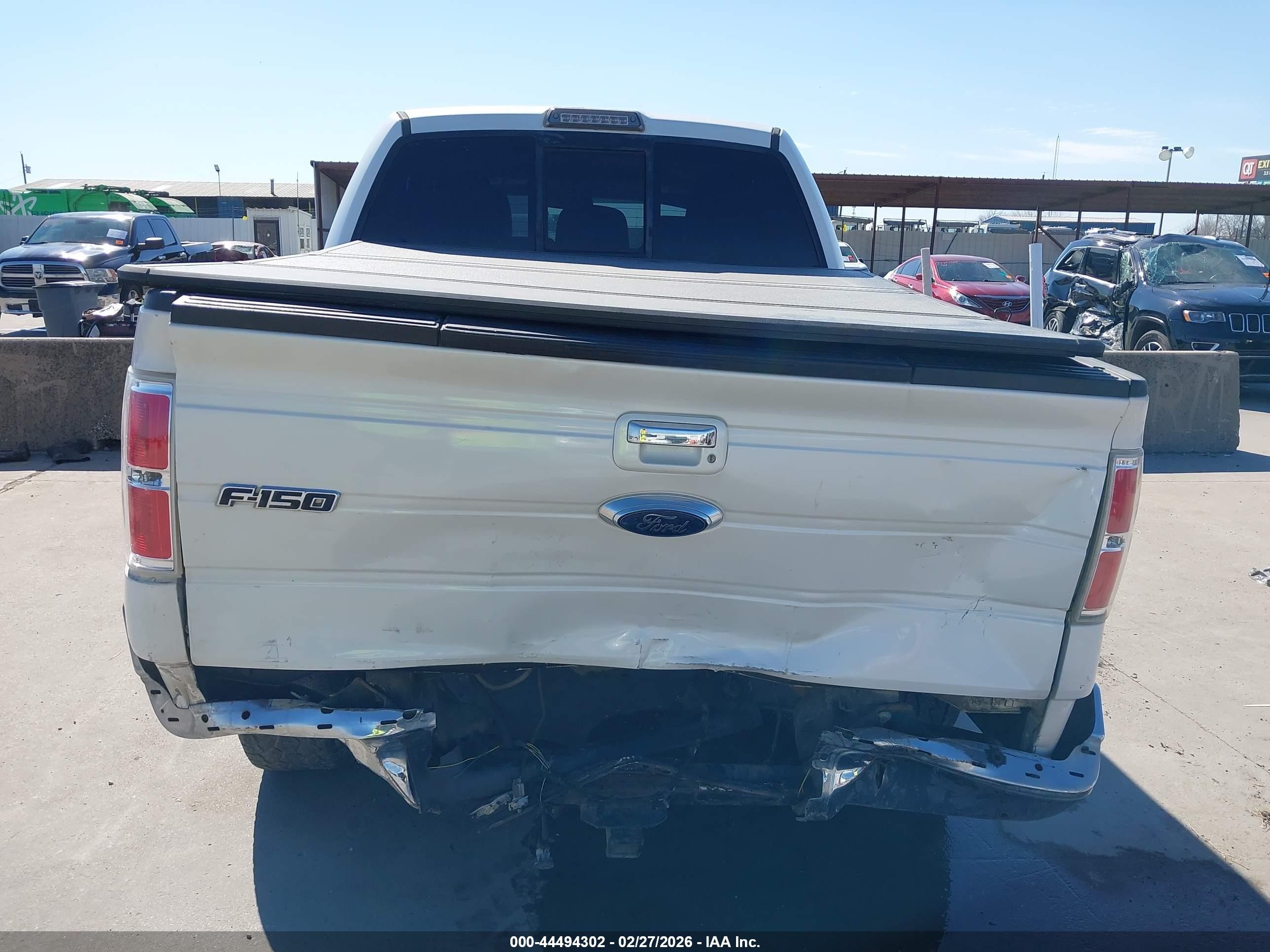 2012 Ford F-150 Lariat White vin: 1FTFW1CT0CKD73942
