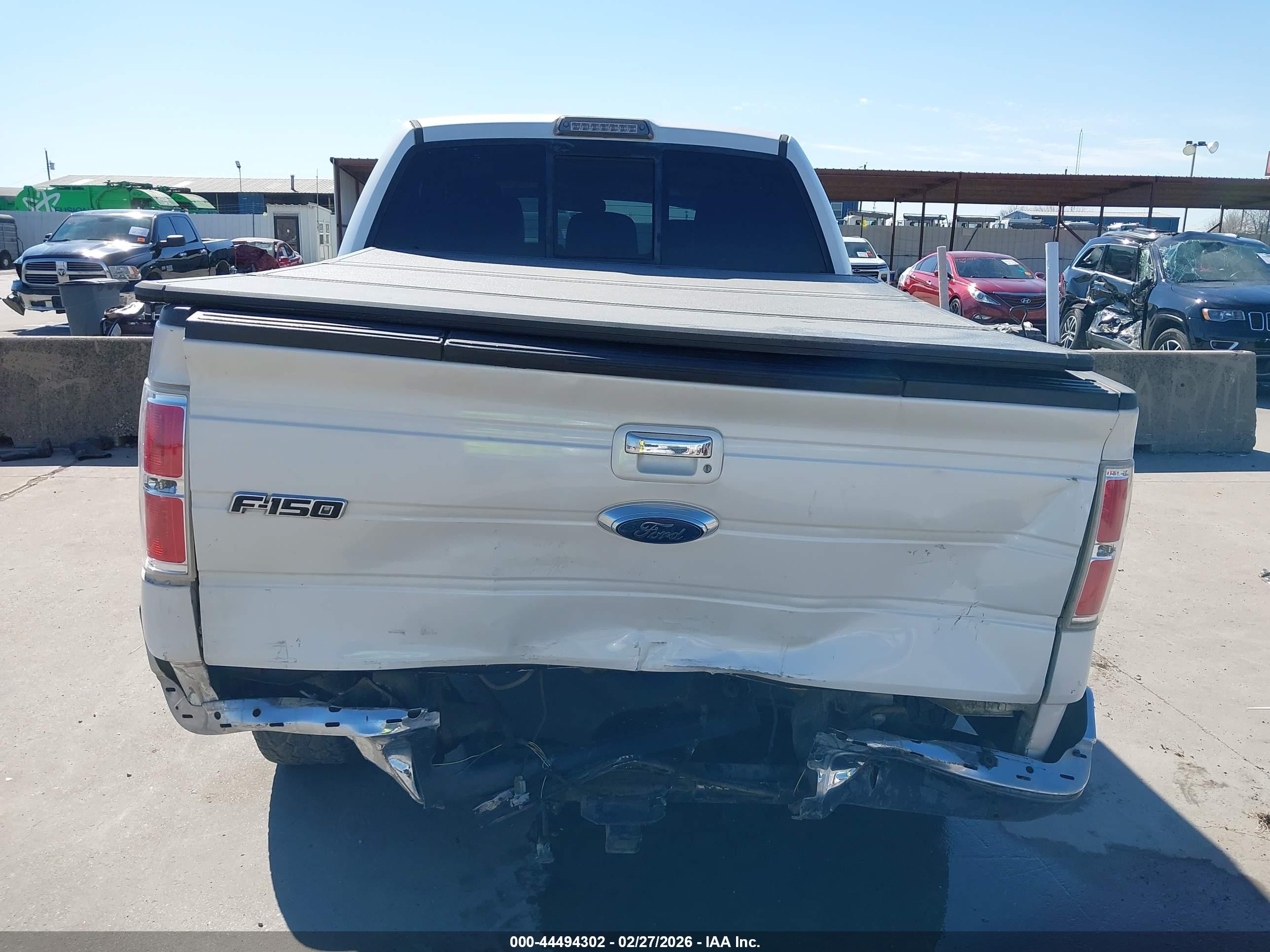 2012 Ford F-150 Lariat White vin: 1FTFW1CT0CKD73942