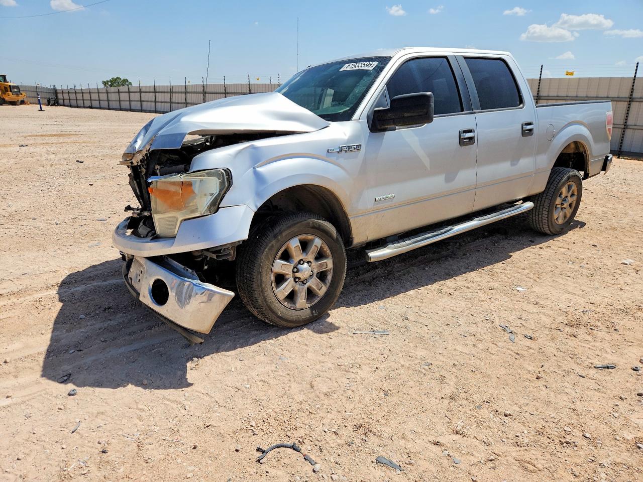 2013 Ford F150 Supercrew Silver vin: 1FTFW1CT0DFA30025