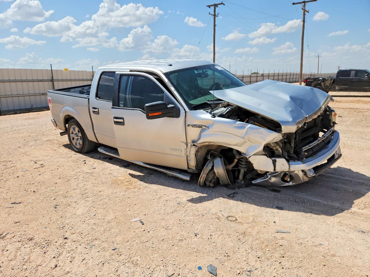 2013 Ford F150 Supercrew Silver vin: 1FTFW1CT0DFA30025