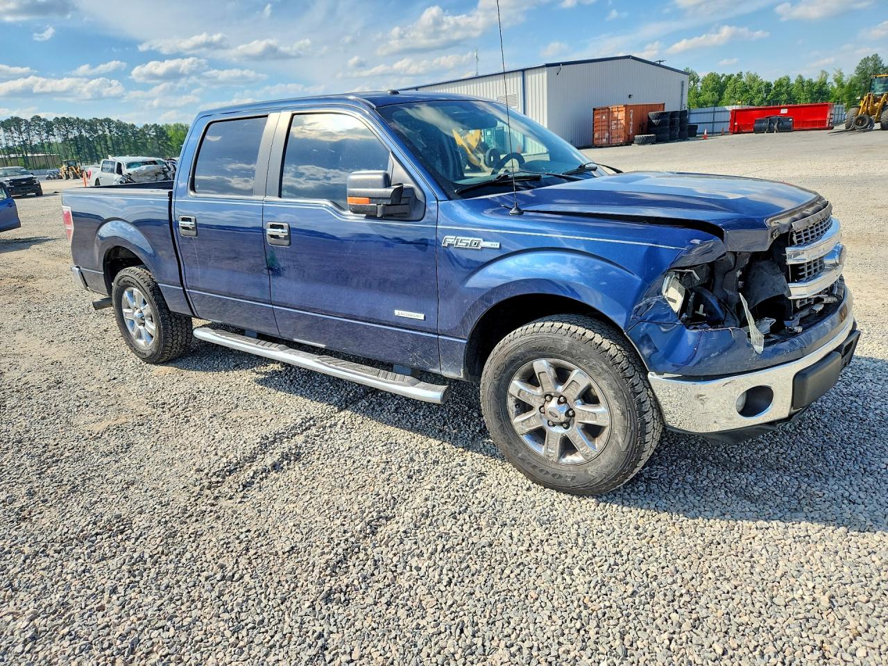 2013 Ford F150 Supercrew Blue vin: 1FTFW1CT0DFC76539