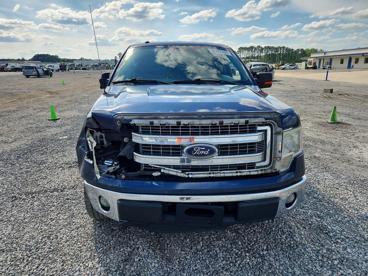 2013 Ford F150 Supercrew Blue vin: 1FTFW1CT0DFC76539