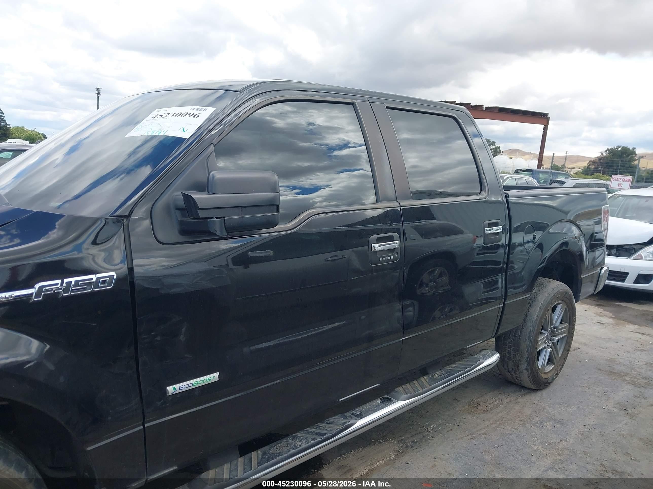 2013 Ford F-150 Xlt Black vin: 1FTFW1CT0DKE28777