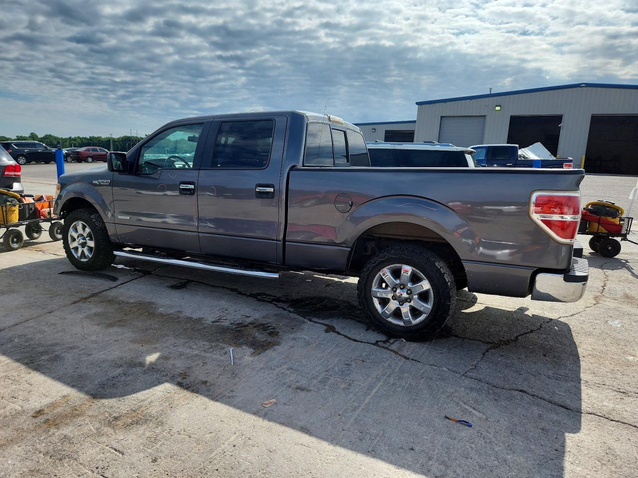 2013 Ford F150 Supercrew Серый vin: 1FTFW1CT0DKG31488