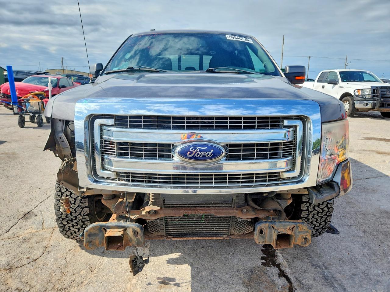 2013 Ford F150 Supercrew Серый vin: 1FTFW1CT0DKG31488