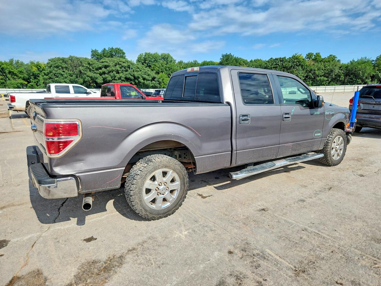 2013 Ford F150 Supercrew Серый vin: 1FTFW1CT0DKG31488