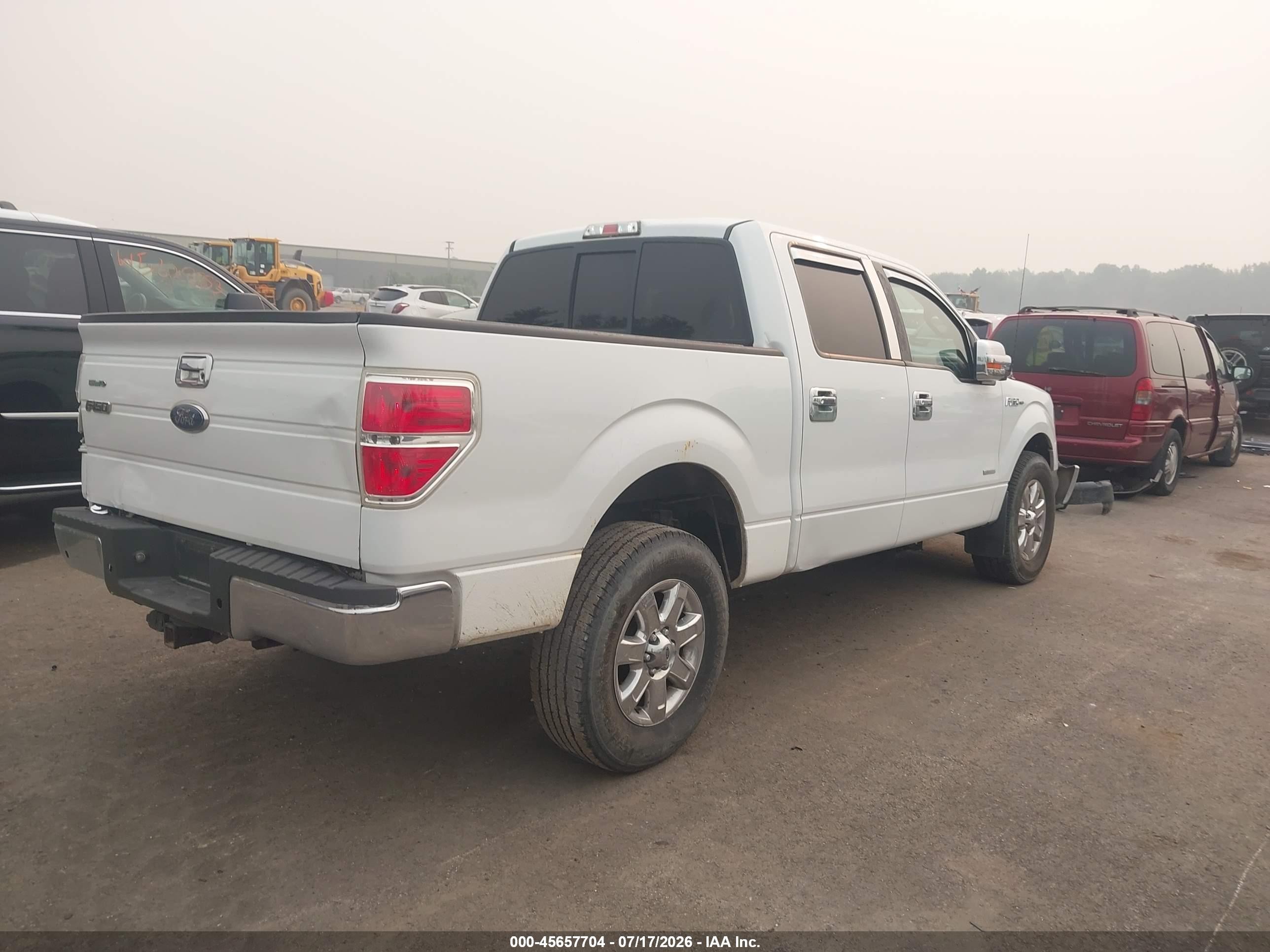 2014 Ford F-150 Xlt White vin: 1FTFW1CT0EFA81963