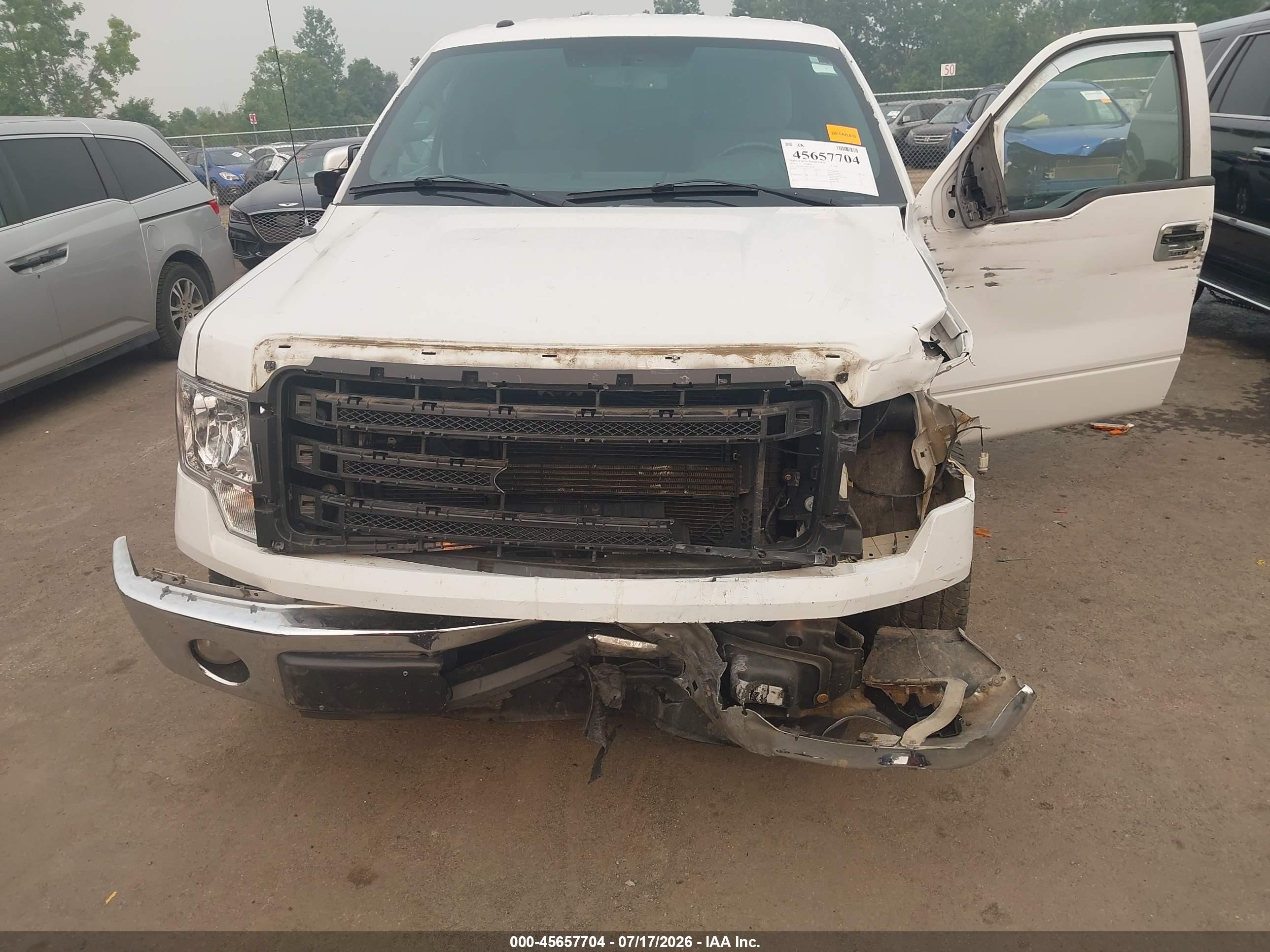 2014 Ford F-150 Xlt White vin: 1FTFW1CT0EFA81963