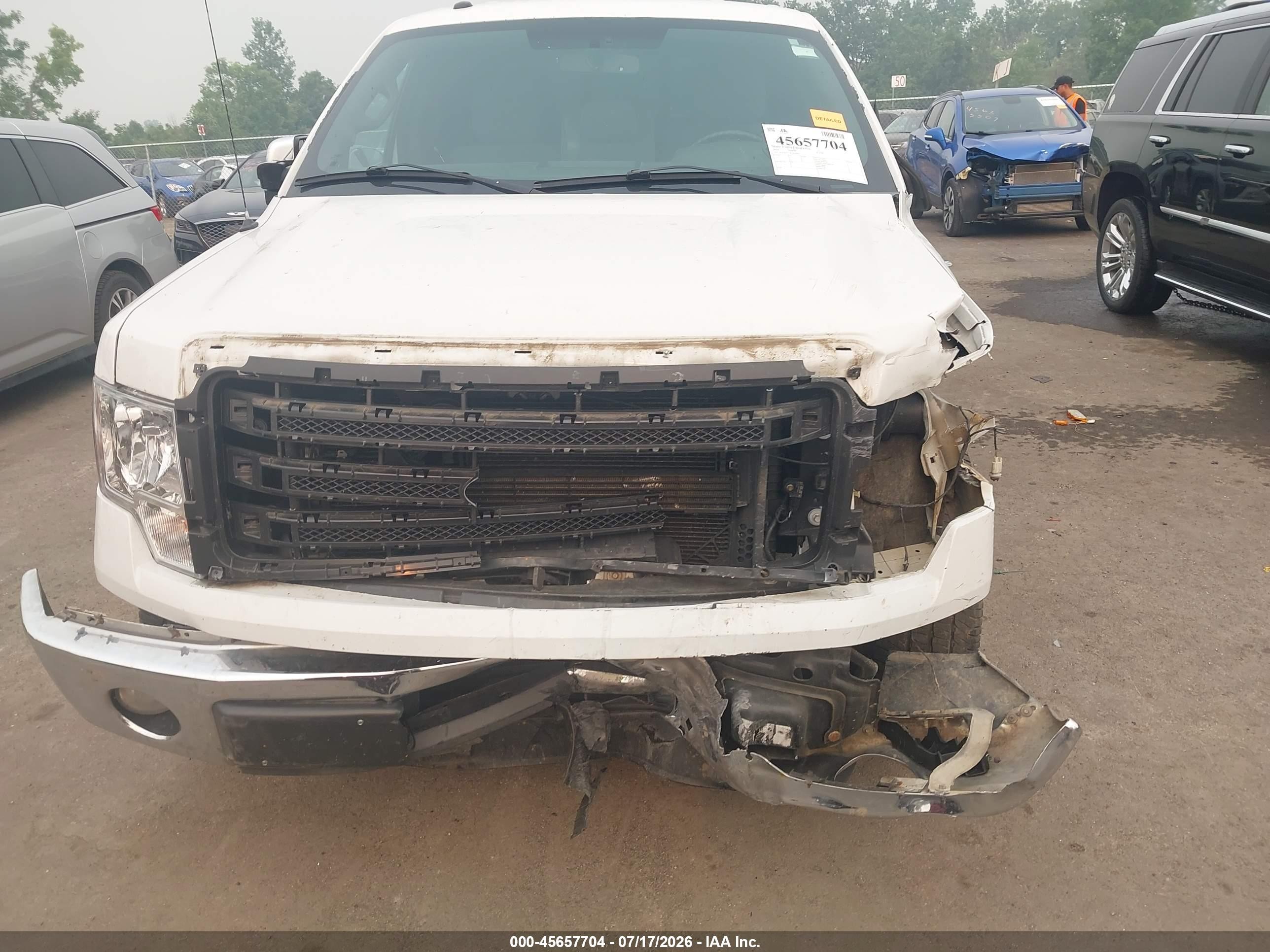 2014 Ford F-150 Xlt White vin: 1FTFW1CT0EFA81963