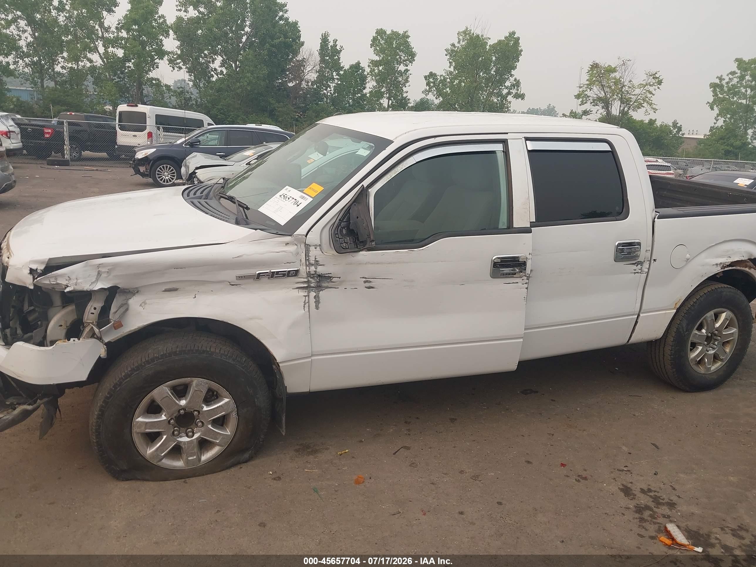2014 Ford F-150 Xlt White vin: 1FTFW1CT0EFA81963