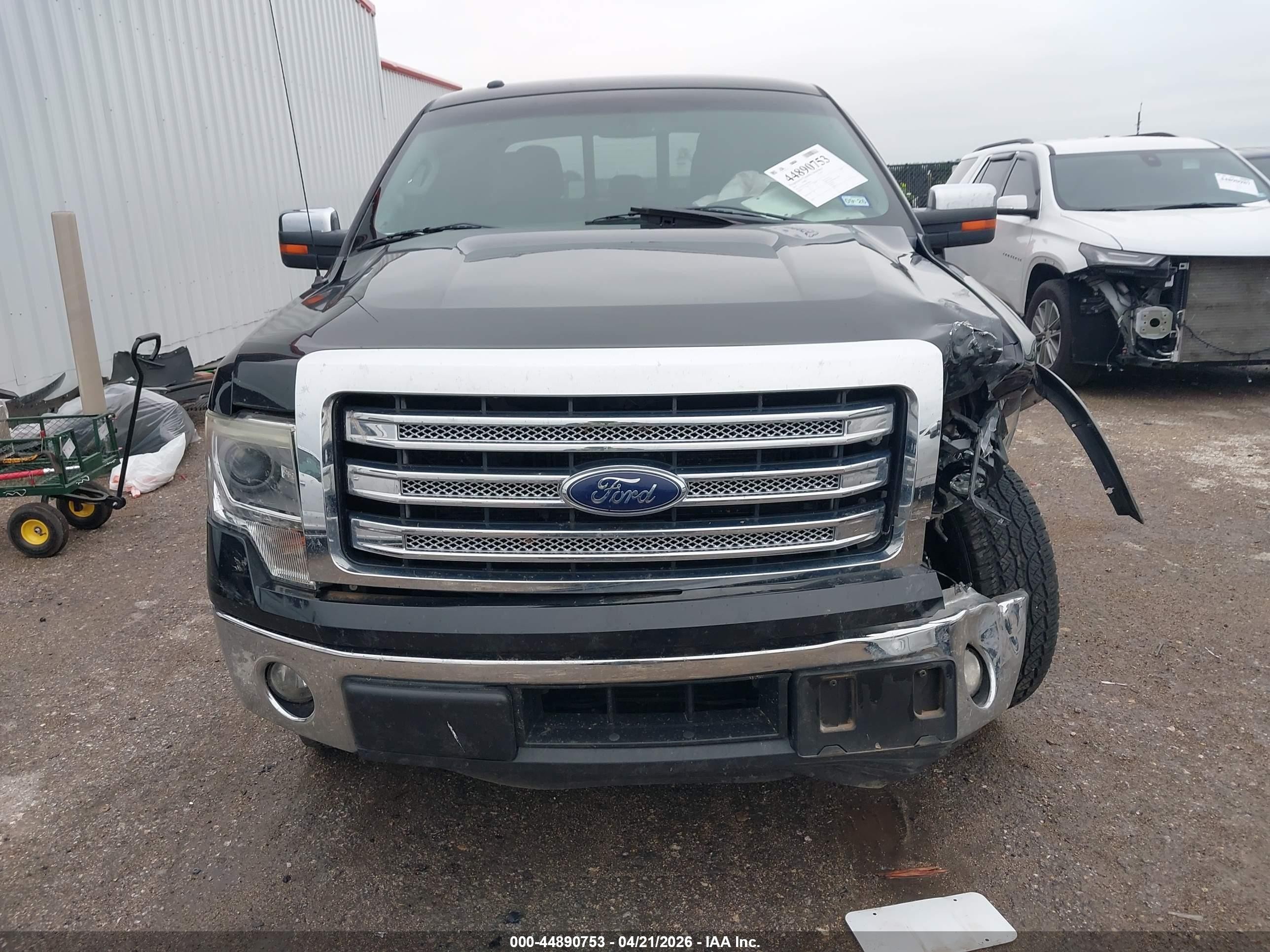 2014 Ford F-150 Lariat Black vin: 1FTFW1CT0EFC69303