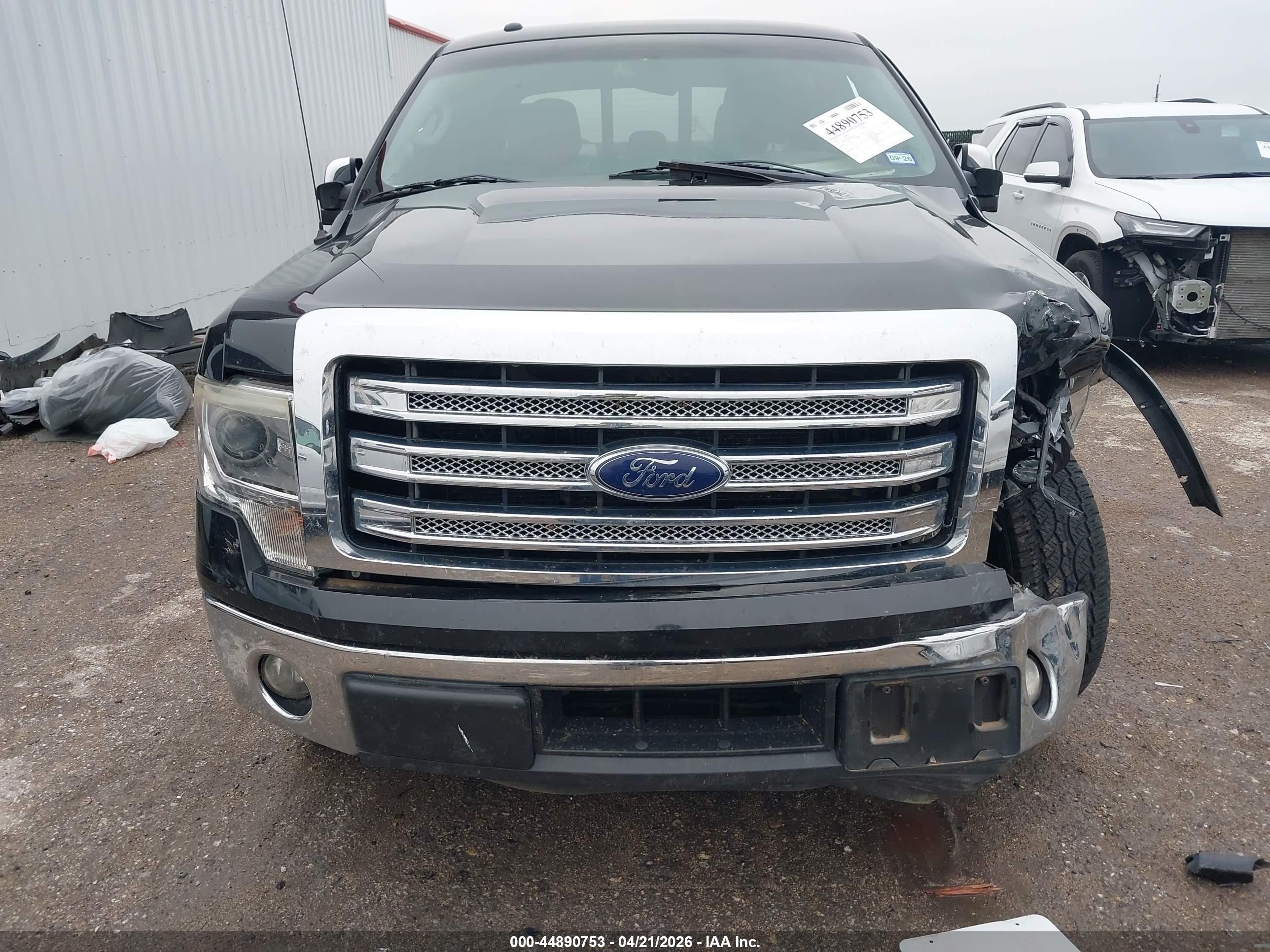 2014 Ford F-150 Lariat Black vin: 1FTFW1CT0EFC69303