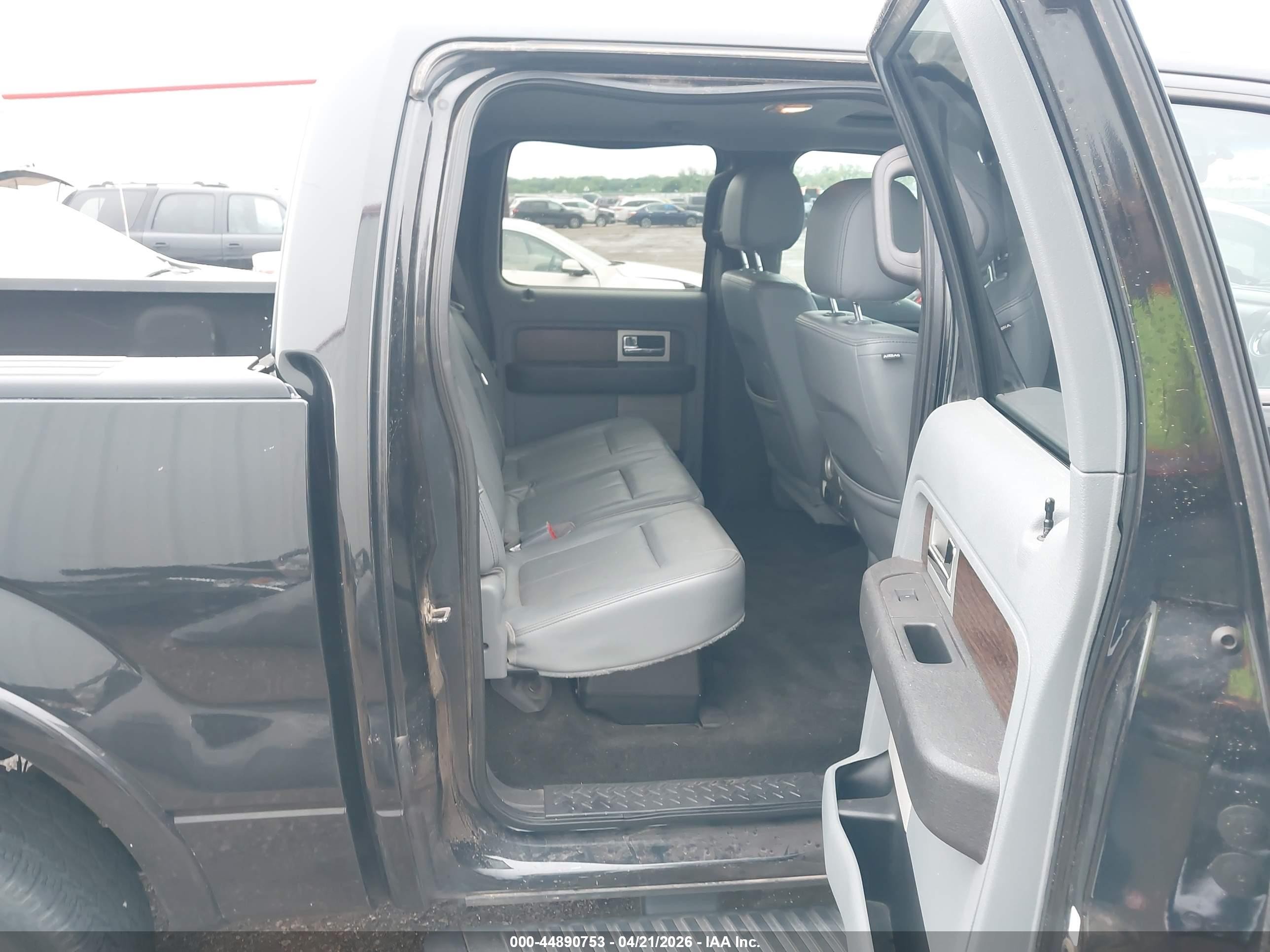 2014 Ford F-150 Lariat Black vin: 1FTFW1CT0EFC69303