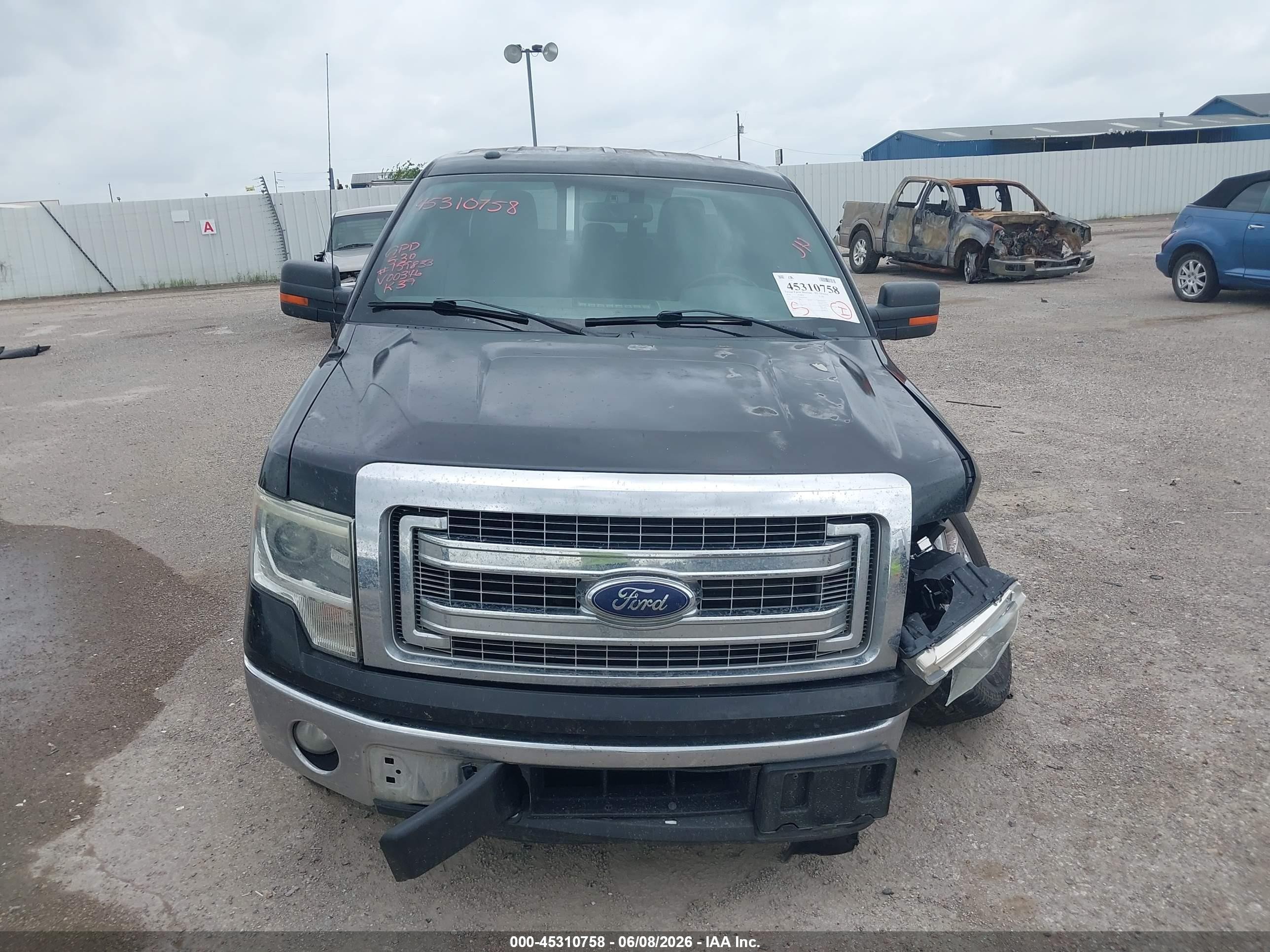 2014 Ford F-150 Xlt Black vin: 1FTFW1CT0EKD00346
