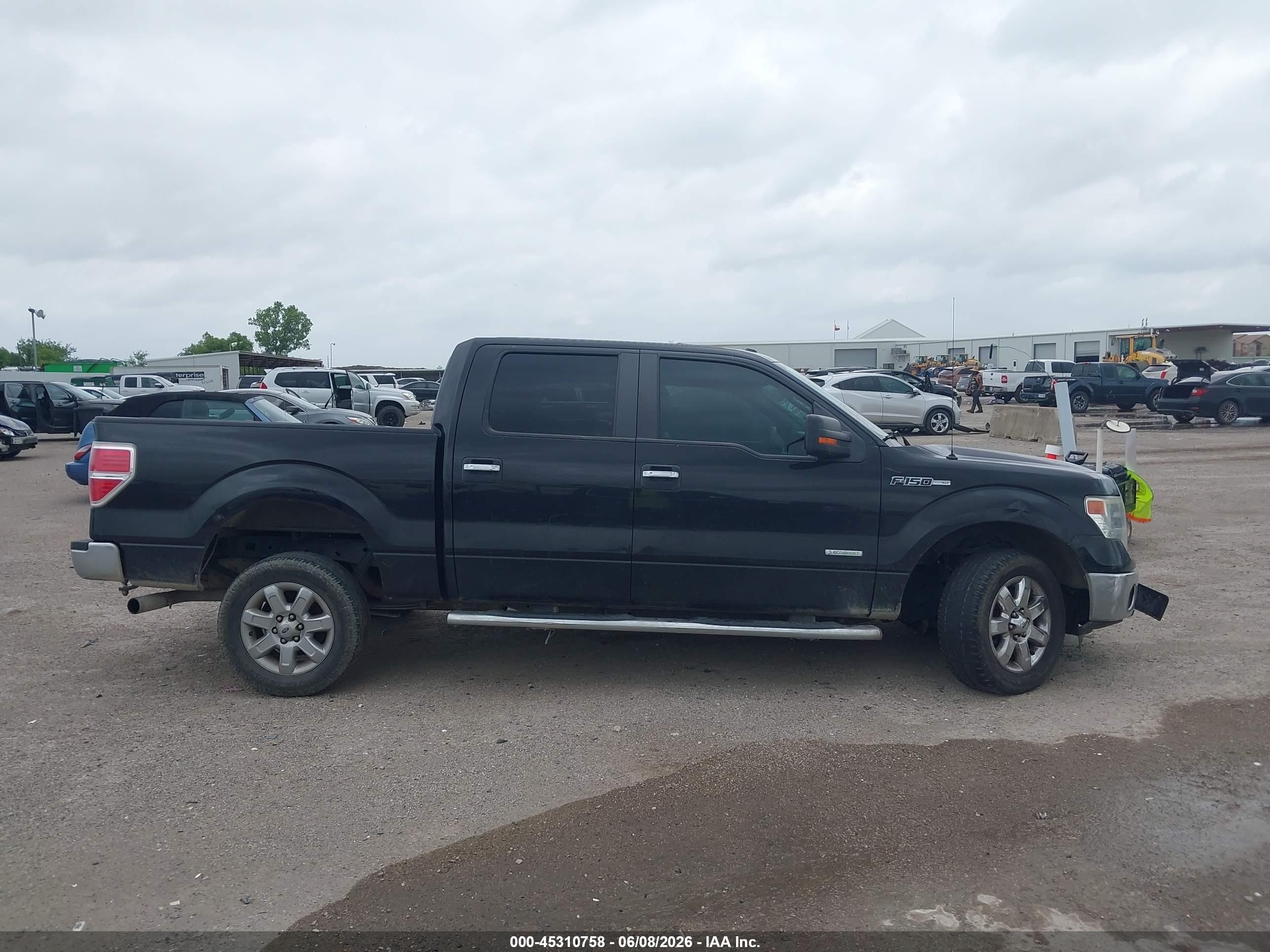 2014 Ford F-150 Xlt Black vin: 1FTFW1CT0EKD00346