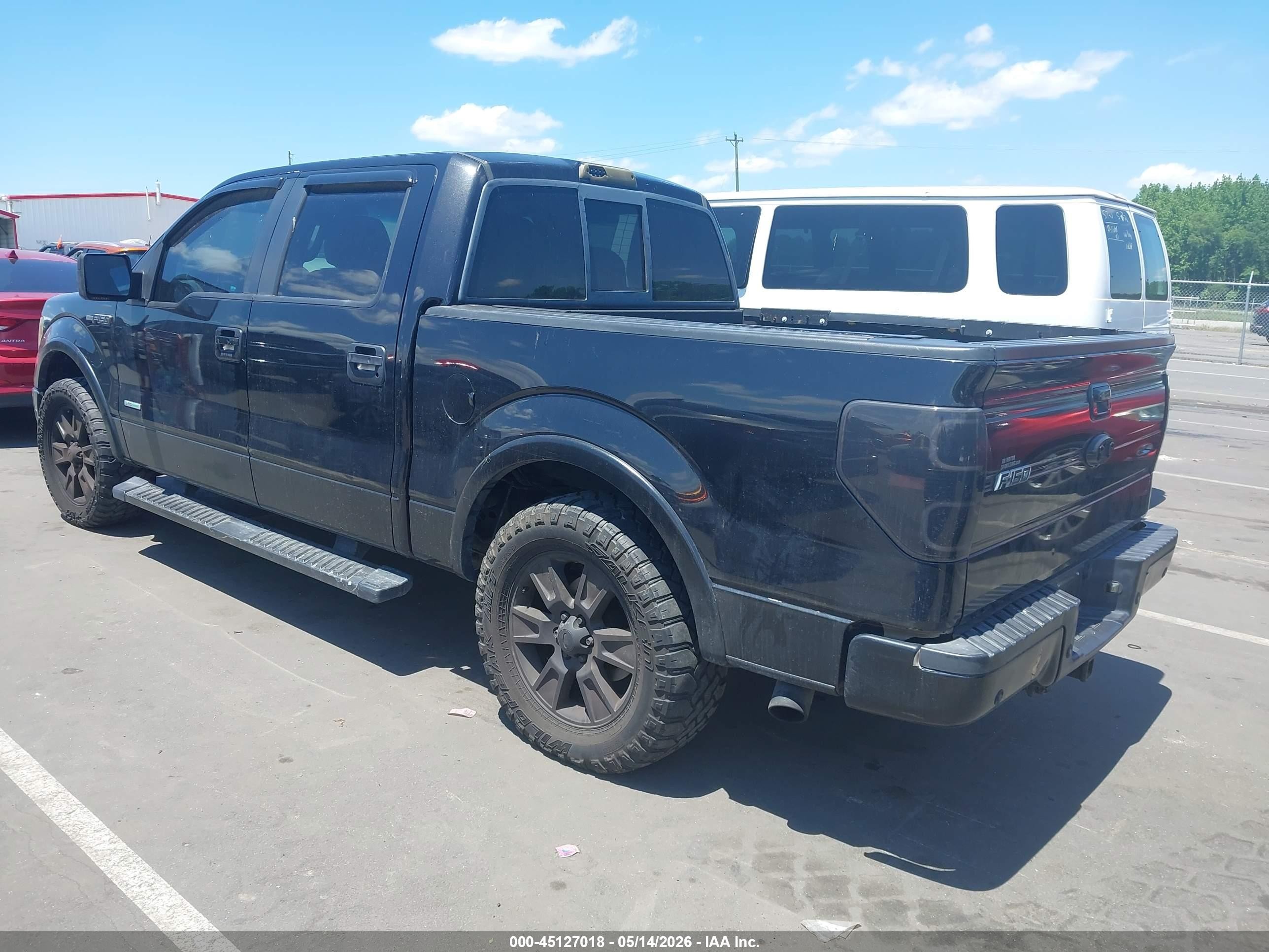 2011 Ford F-150 Lariat Черный vin: 1FTFW1CT1BFA90957
