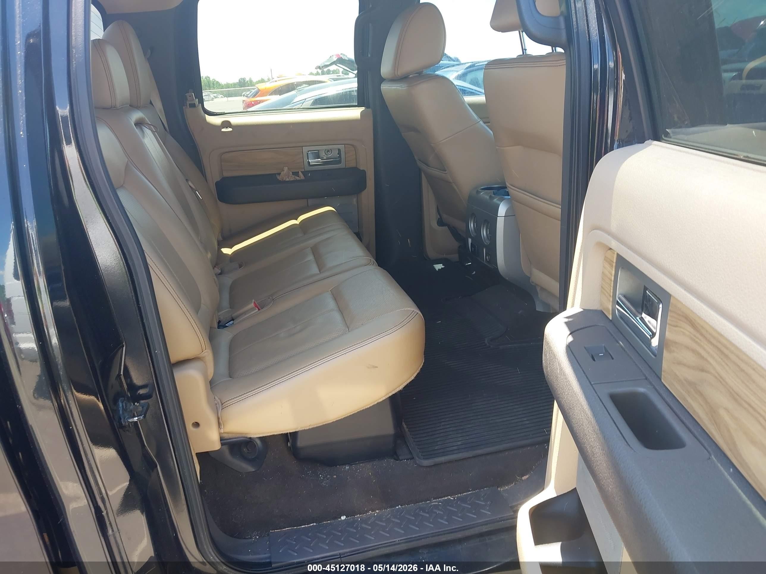 2011 Ford F-150 Lariat Черный vin: 1FTFW1CT1BFA90957