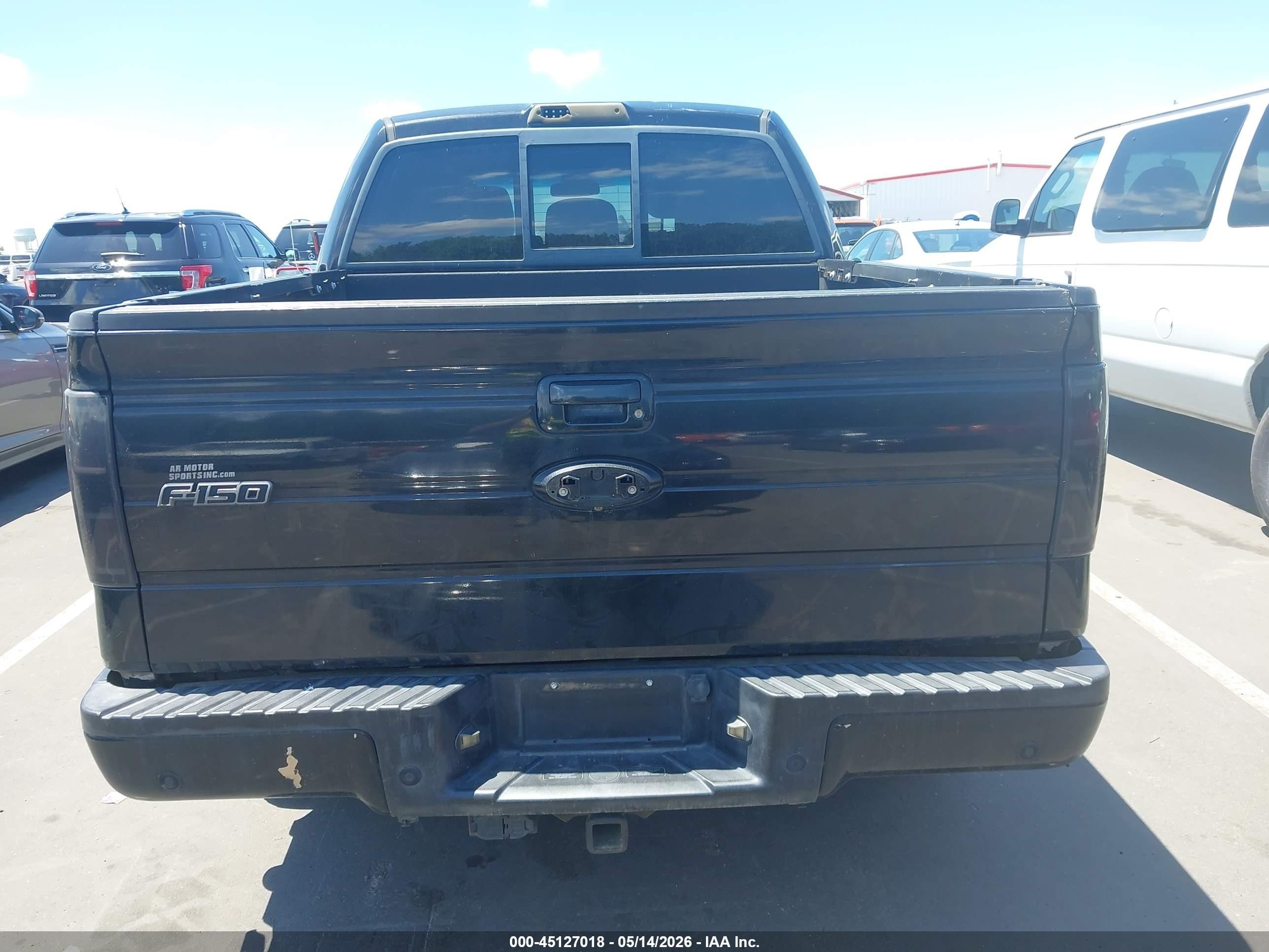 2011 Ford F-150 Lariat Черный vin: 1FTFW1CT1BFA90957