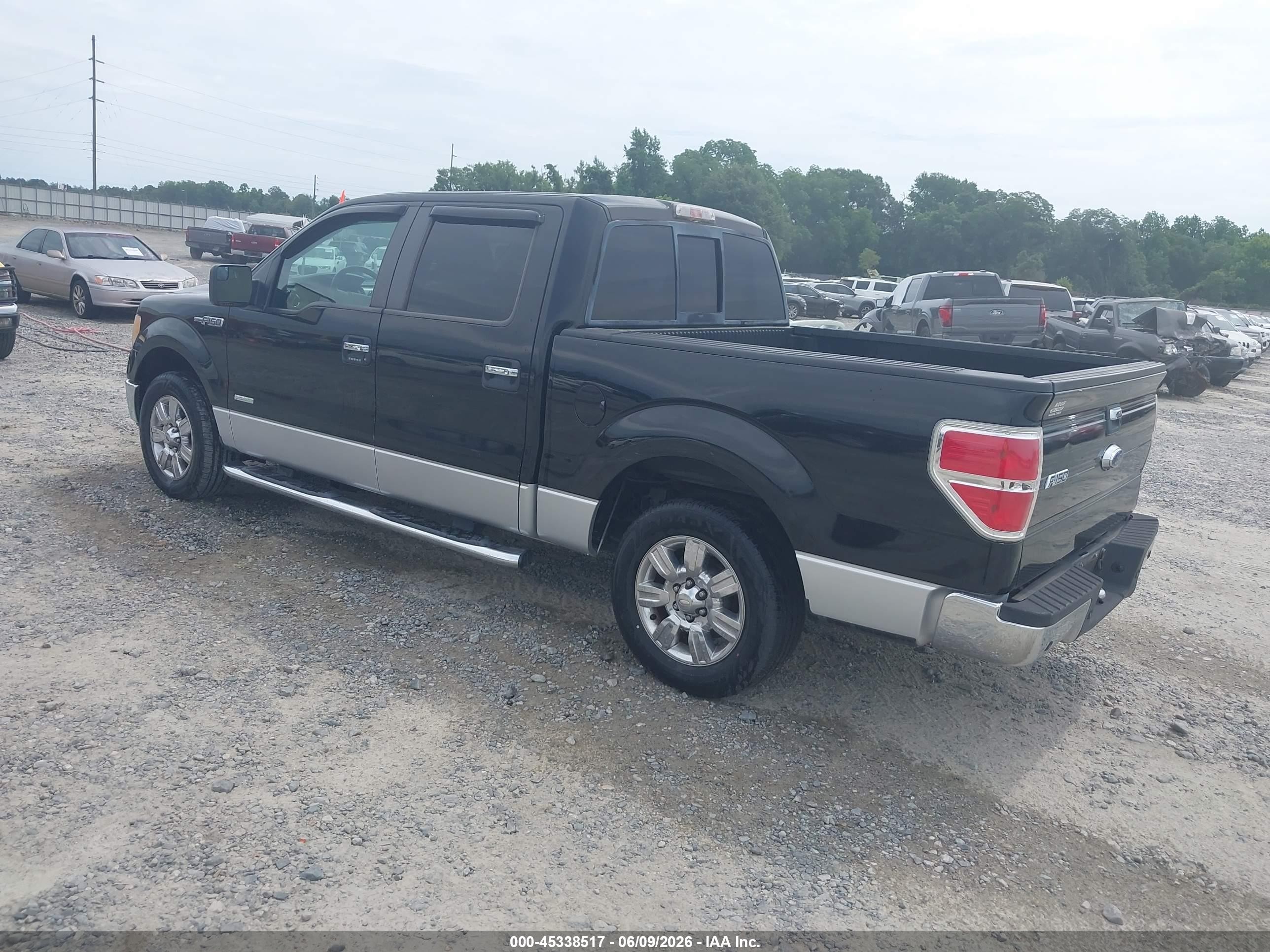 2011 Ford F-150 Xlt Black vin: 1FTFW1CT1BFC03077