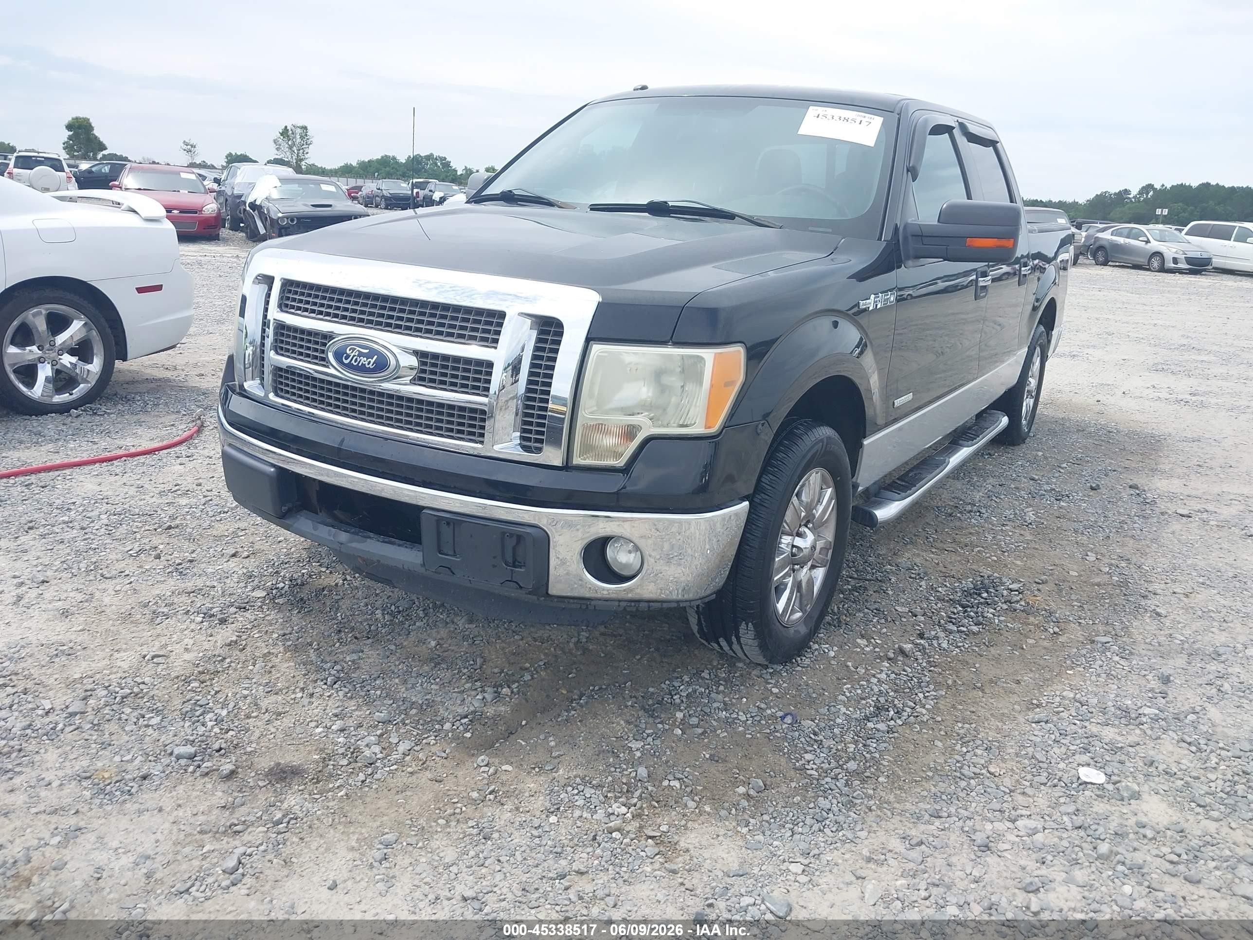 2011 Ford F-150 Xlt Black vin: 1FTFW1CT1BFC03077