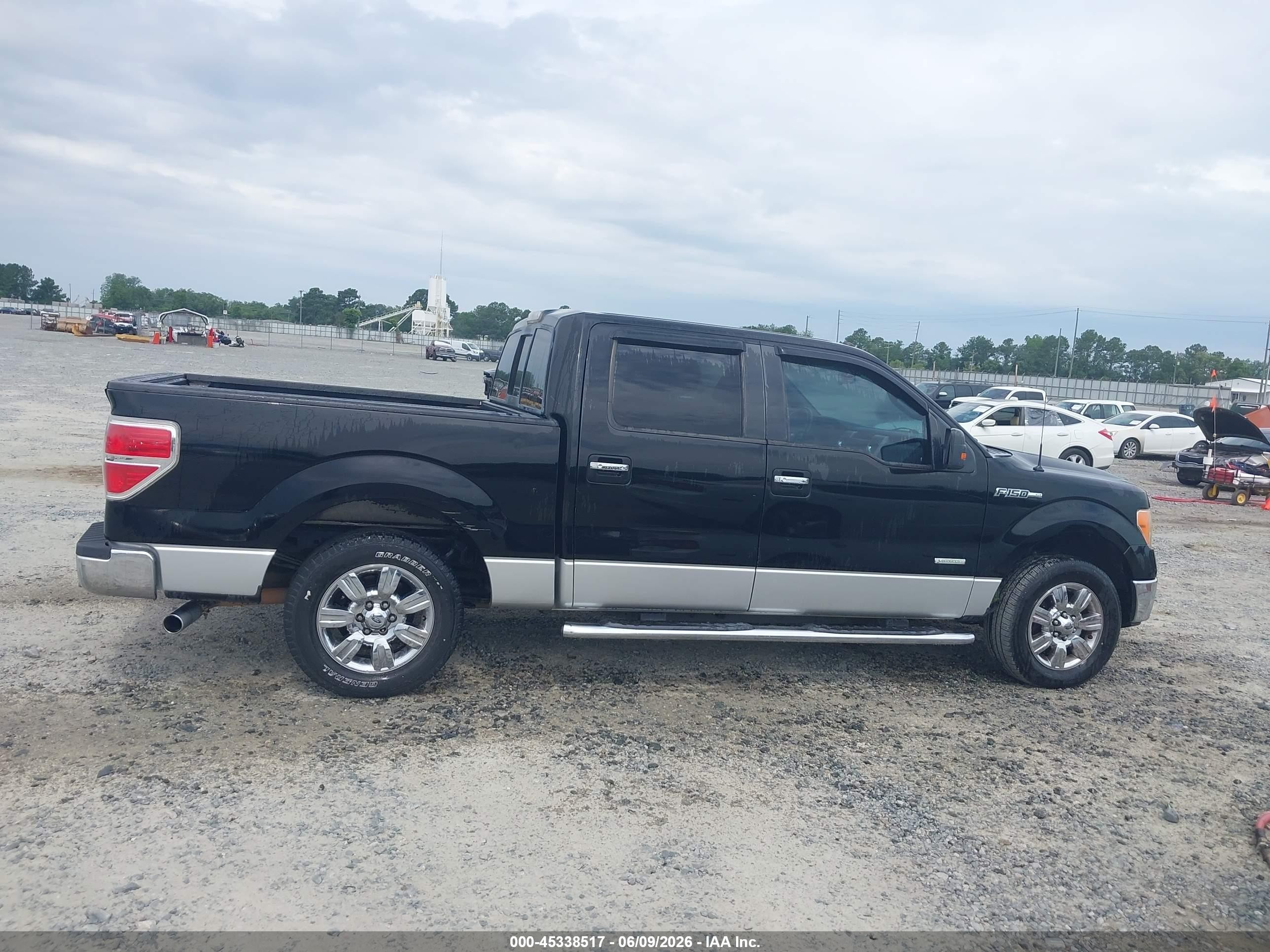2011 Ford F-150 Xlt Black vin: 1FTFW1CT1BFC03077