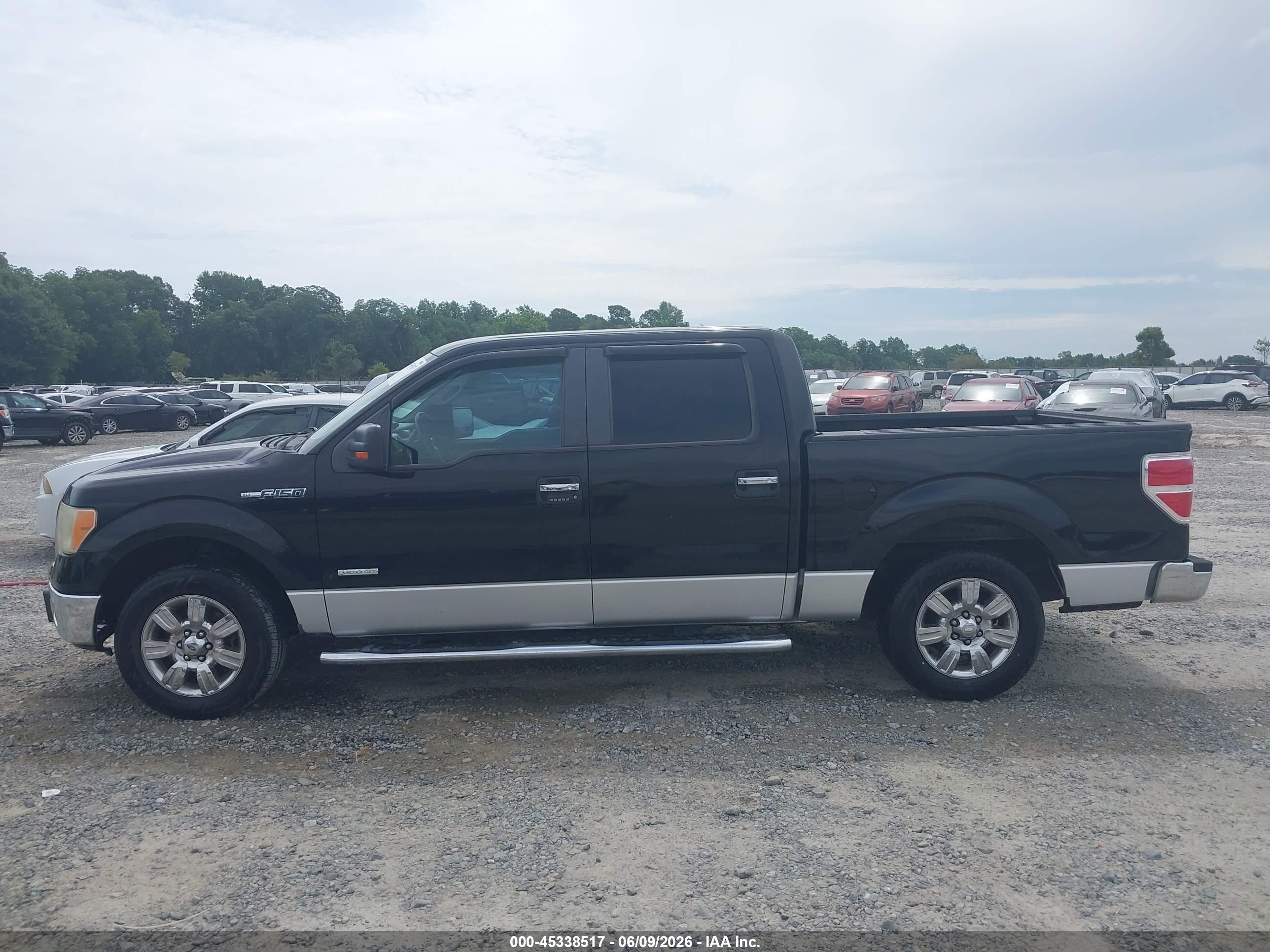 2011 Ford F-150 Xlt Black vin: 1FTFW1CT1BFC03077