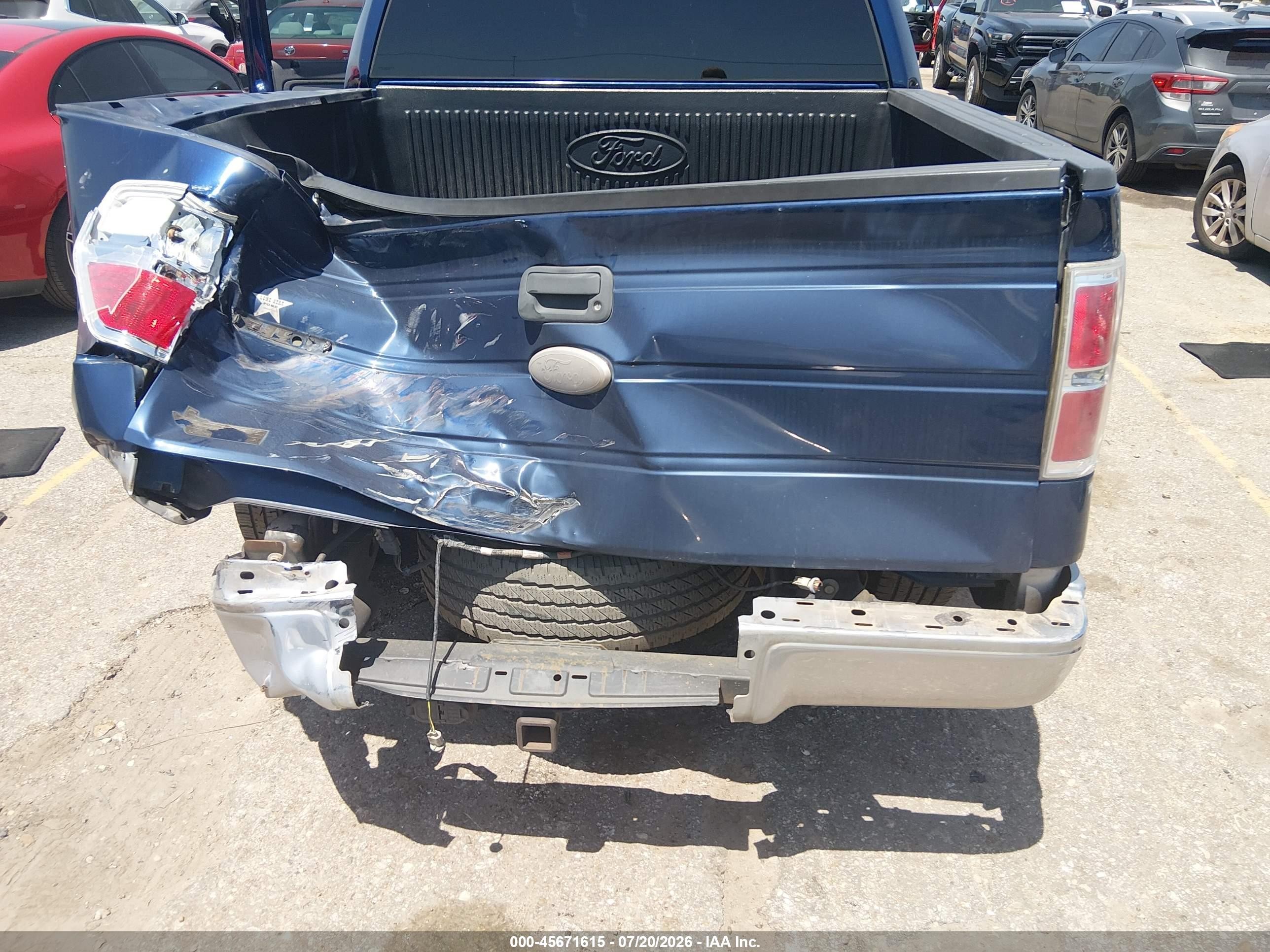 2011 Ford F-150 Xlt Blue vin: 1FTFW1CT1BFC34796