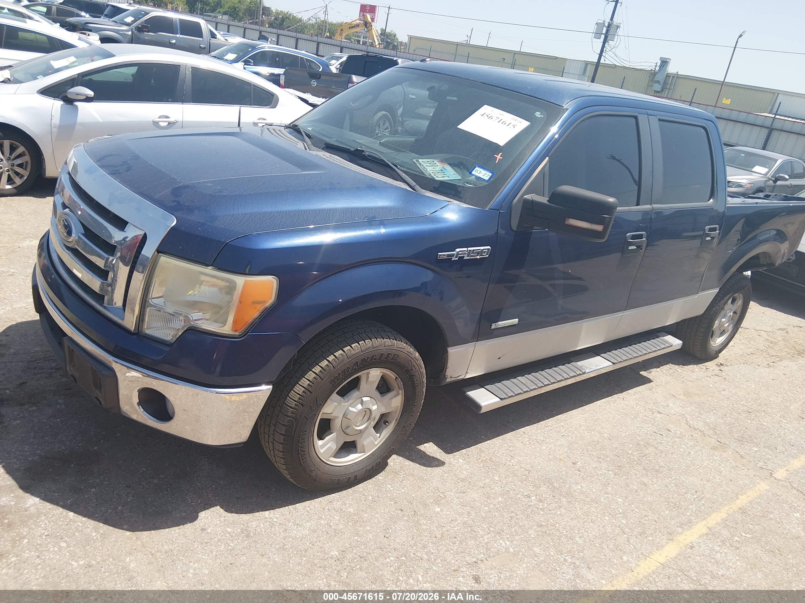 2011 Ford F-150 Xlt Blue vin: 1FTFW1CT1BFC34796