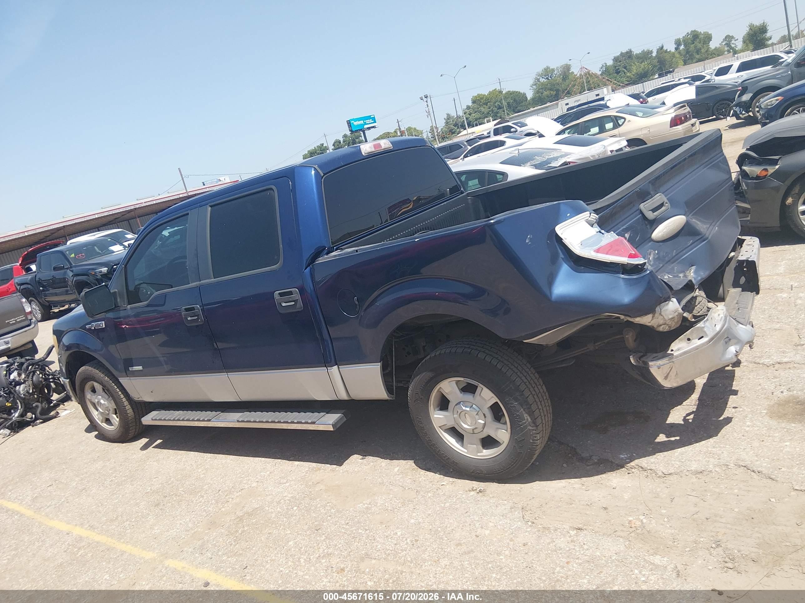 2011 Ford F-150 Xlt Blue vin: 1FTFW1CT1BFC34796