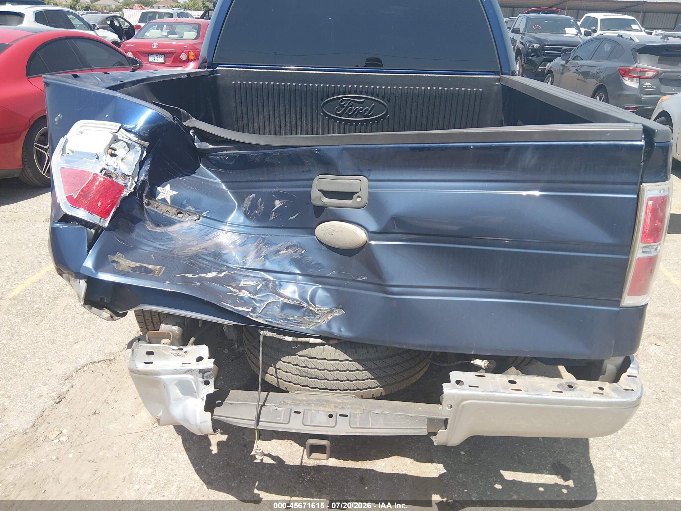 2011 Ford F-150 Xlt Blue vin: 1FTFW1CT1BFC34796