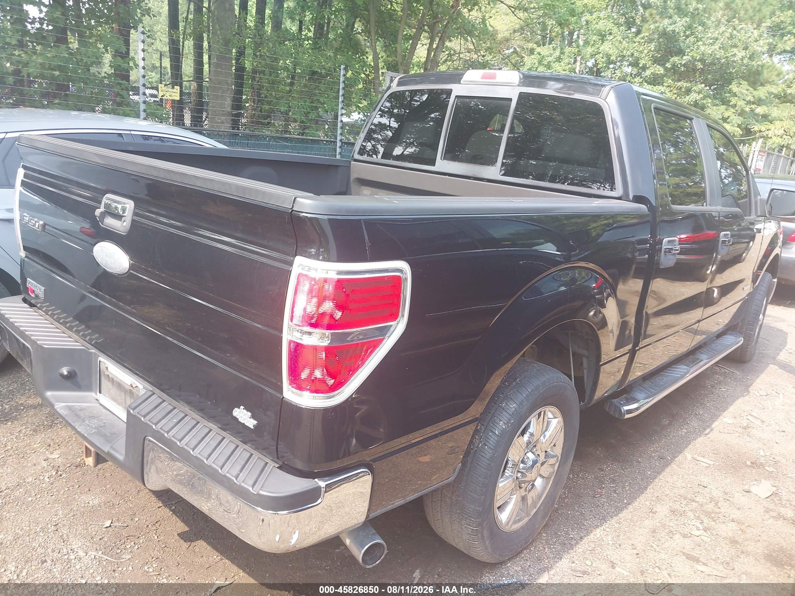 2011 Ford F-150 Xlt Black vin: 1FTFW1CT1BFD09979