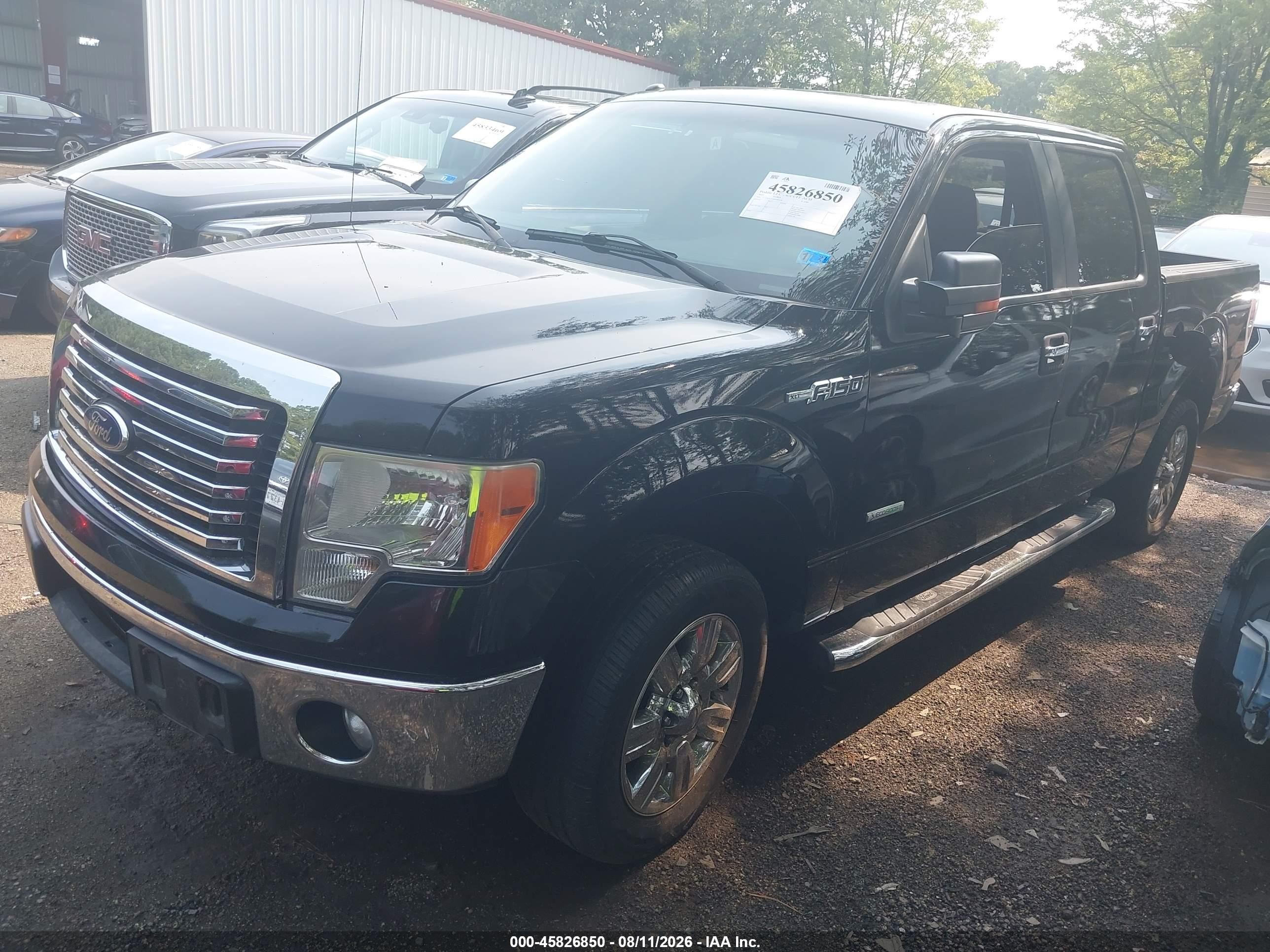 2011 Ford F-150 Xlt Black vin: 1FTFW1CT1BFD09979