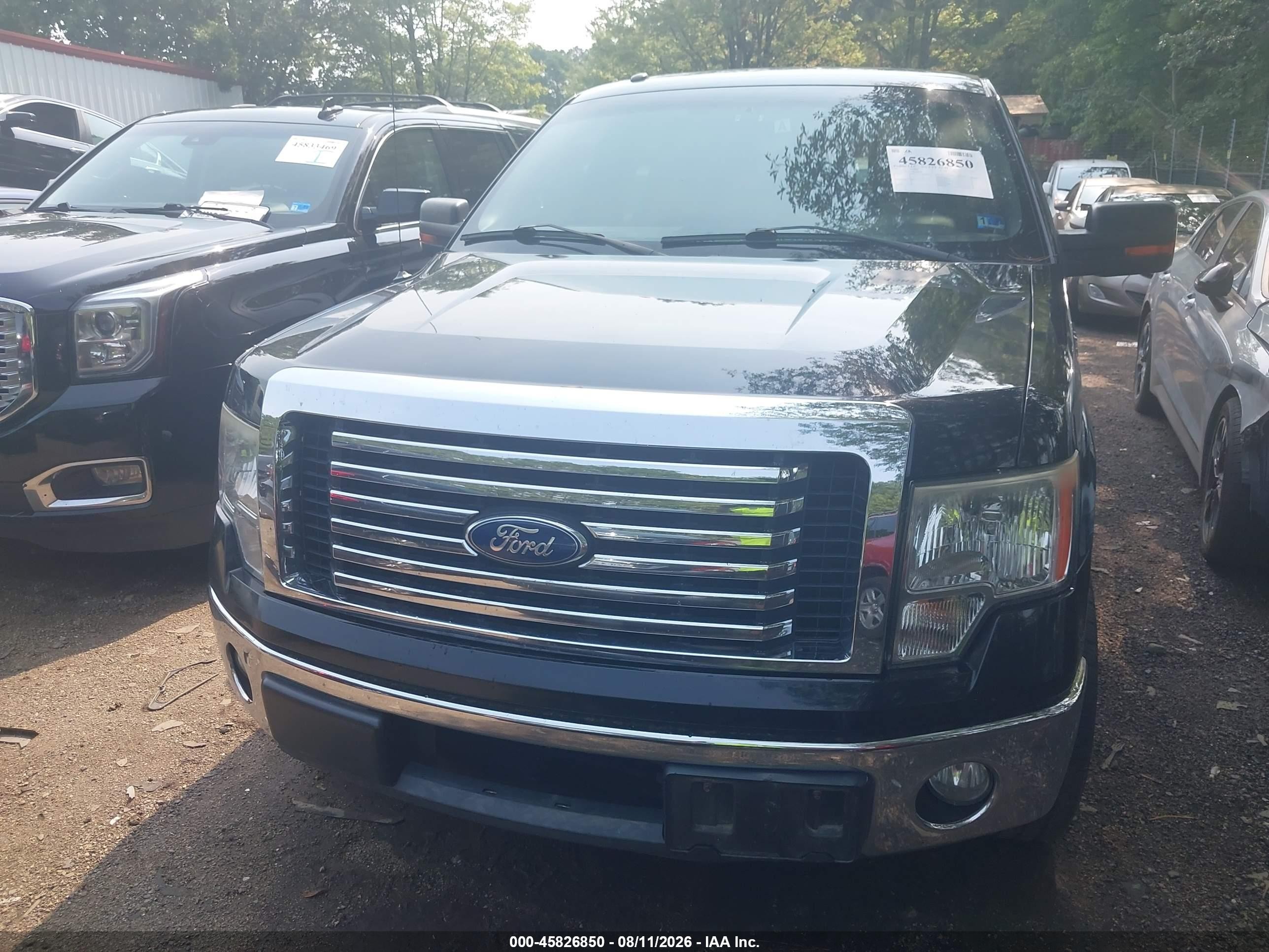 2011 Ford F-150 Xlt Black vin: 1FTFW1CT1BFD09979