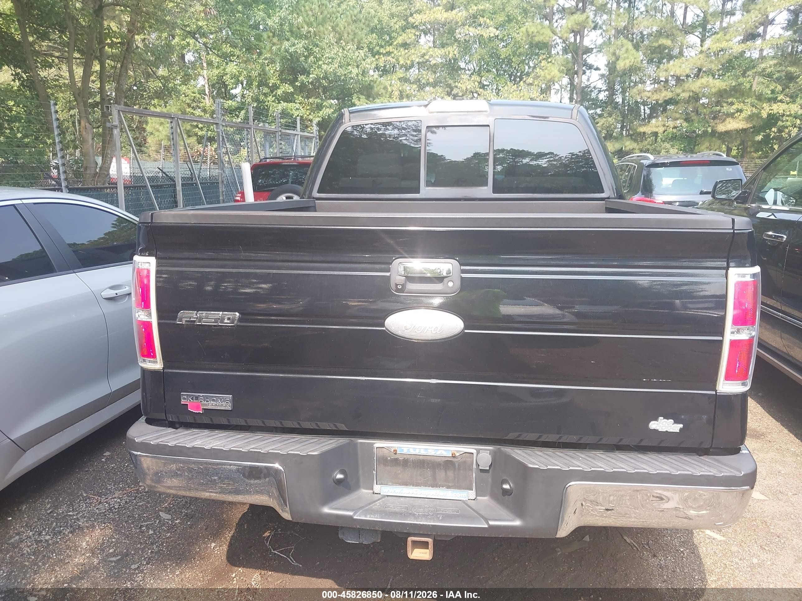 2011 Ford F-150 Xlt Black vin: 1FTFW1CT1BFD09979