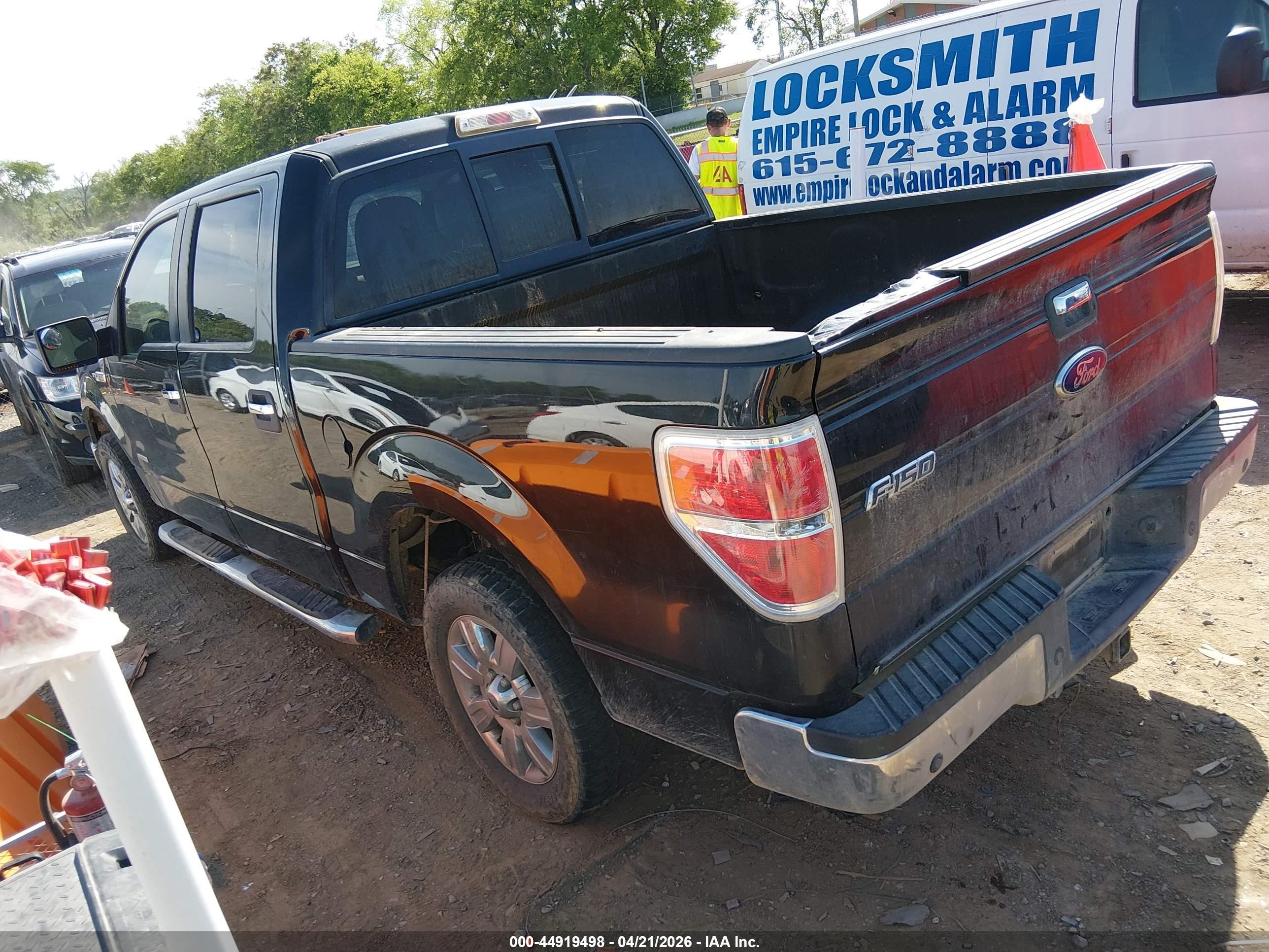 2012 Ford F-150 Xlt Black vin: 1FTFW1CT1CFA26404