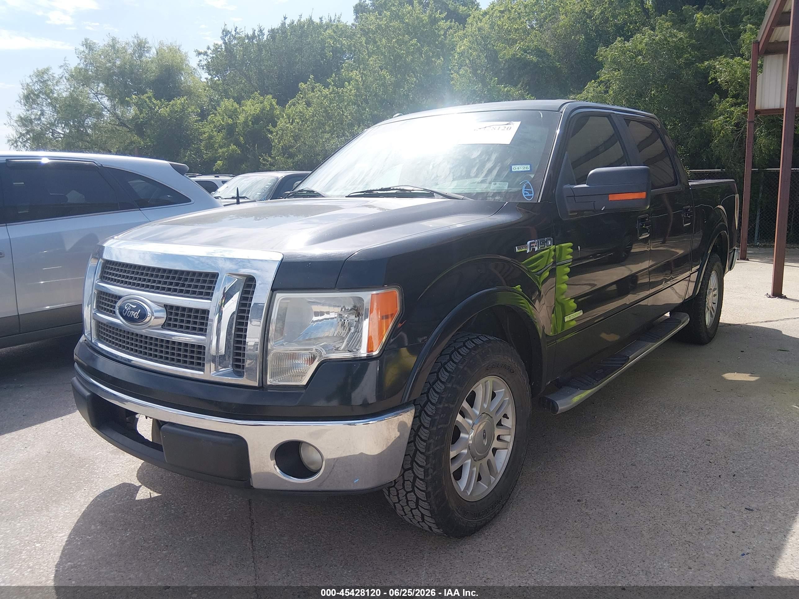 2012 Ford F-150 Fx2/king Ranch/lariat/platinum/xl/xlt Black vin: 1FTFW1CT1CFB86573