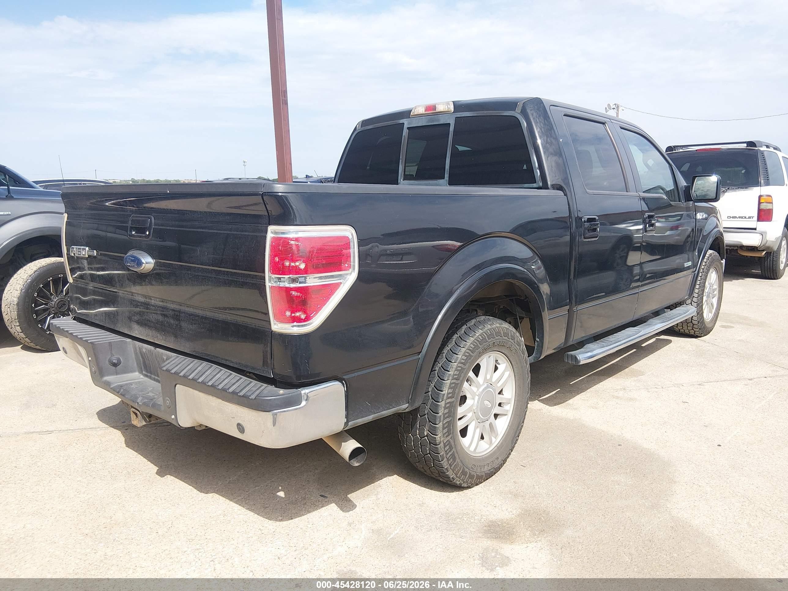 2012 Ford F-150 Fx2/king Ranch/lariat/platinum/xl/xlt Black vin: 1FTFW1CT1CFB86573