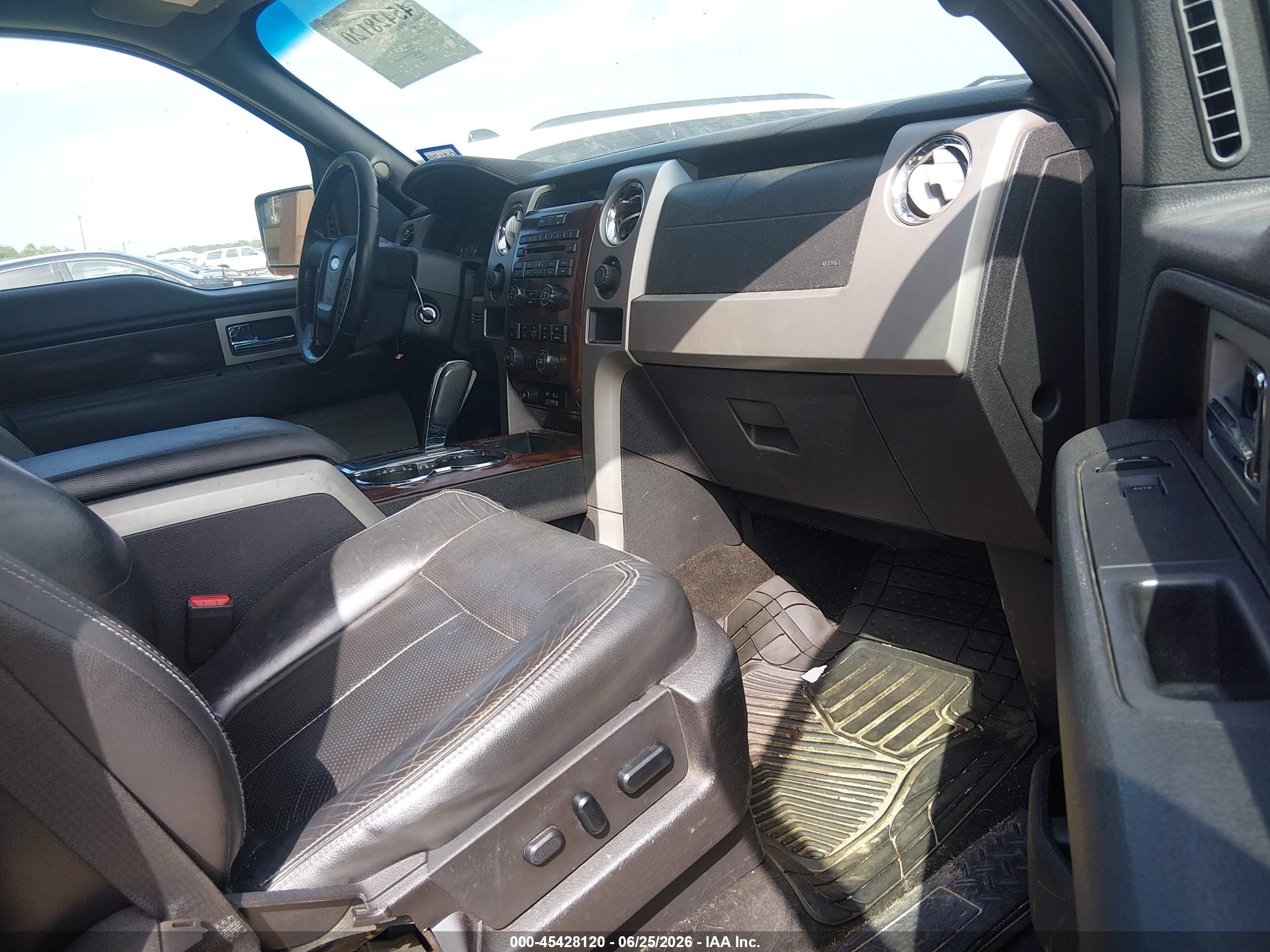 2012 Ford F-150 Fx2/king Ranch/lariat/platinum/xl/xlt Black vin: 1FTFW1CT1CFB86573
