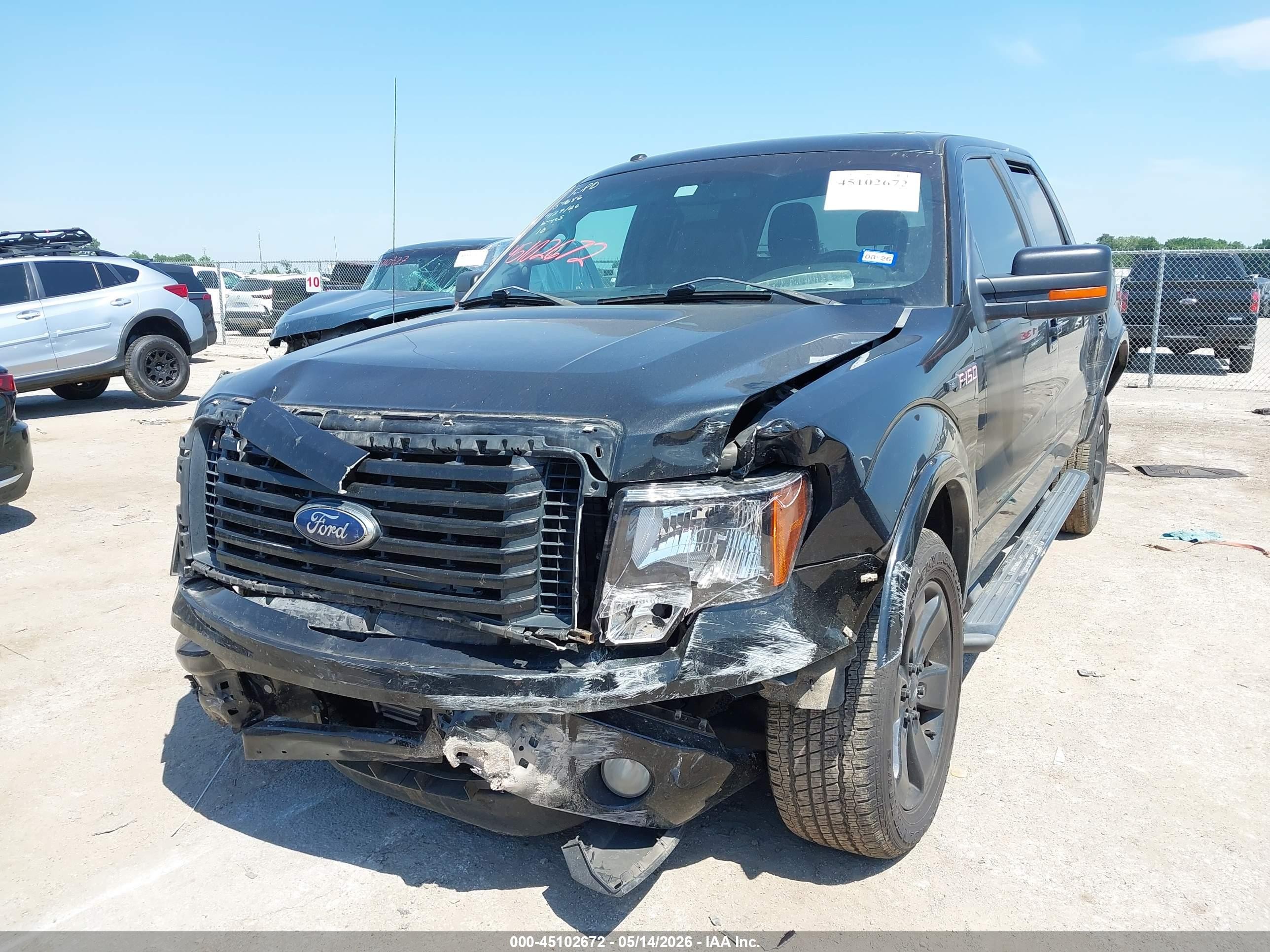 2012 Ford F-150 Fx2 Черный vin: 1FTFW1CT1CFC76225