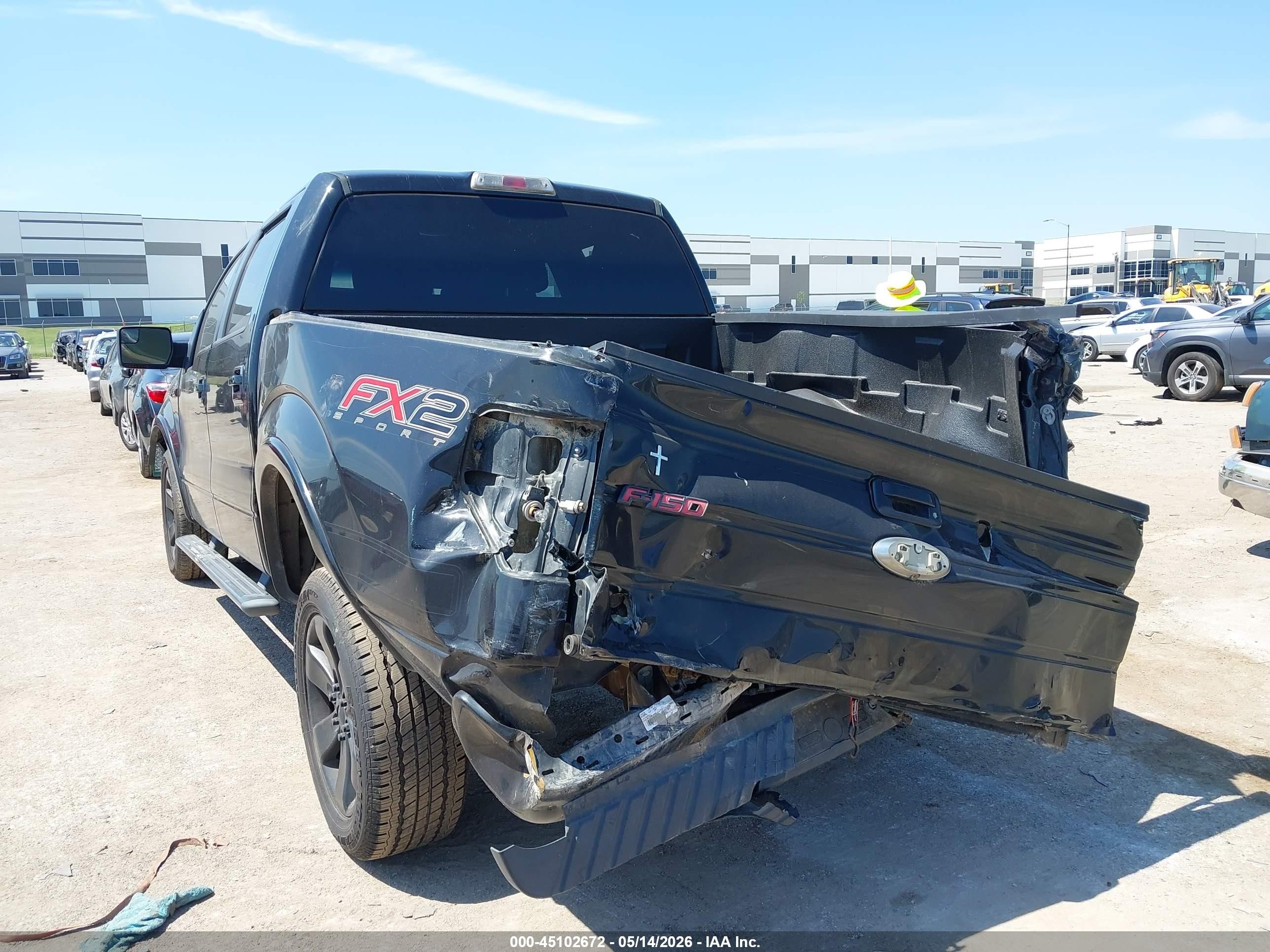 2012 Ford F-150 Fx2 Черный vin: 1FTFW1CT1CFC76225