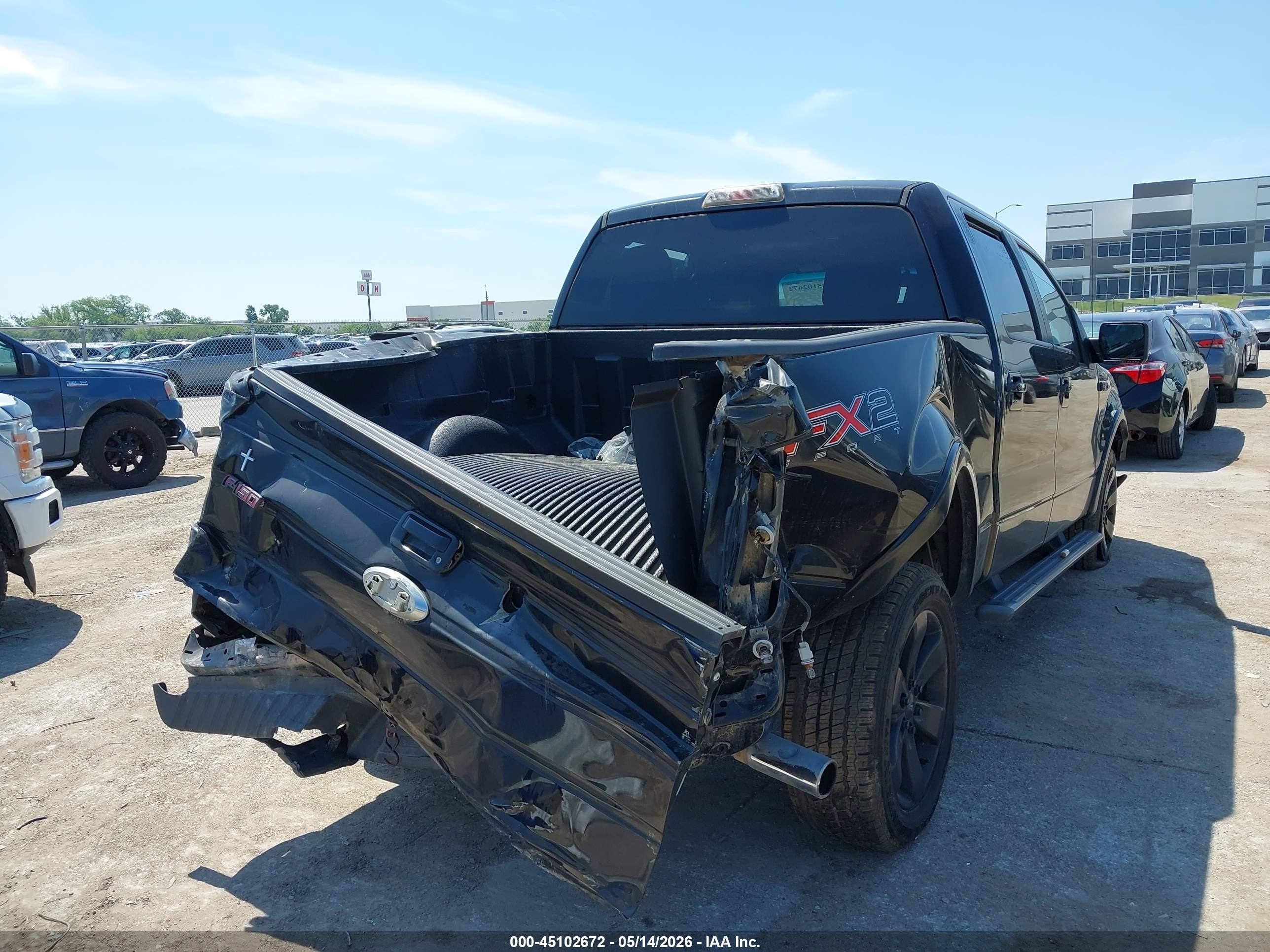 2012 Ford F-150 Fx2 Черный vin: 1FTFW1CT1CFC76225